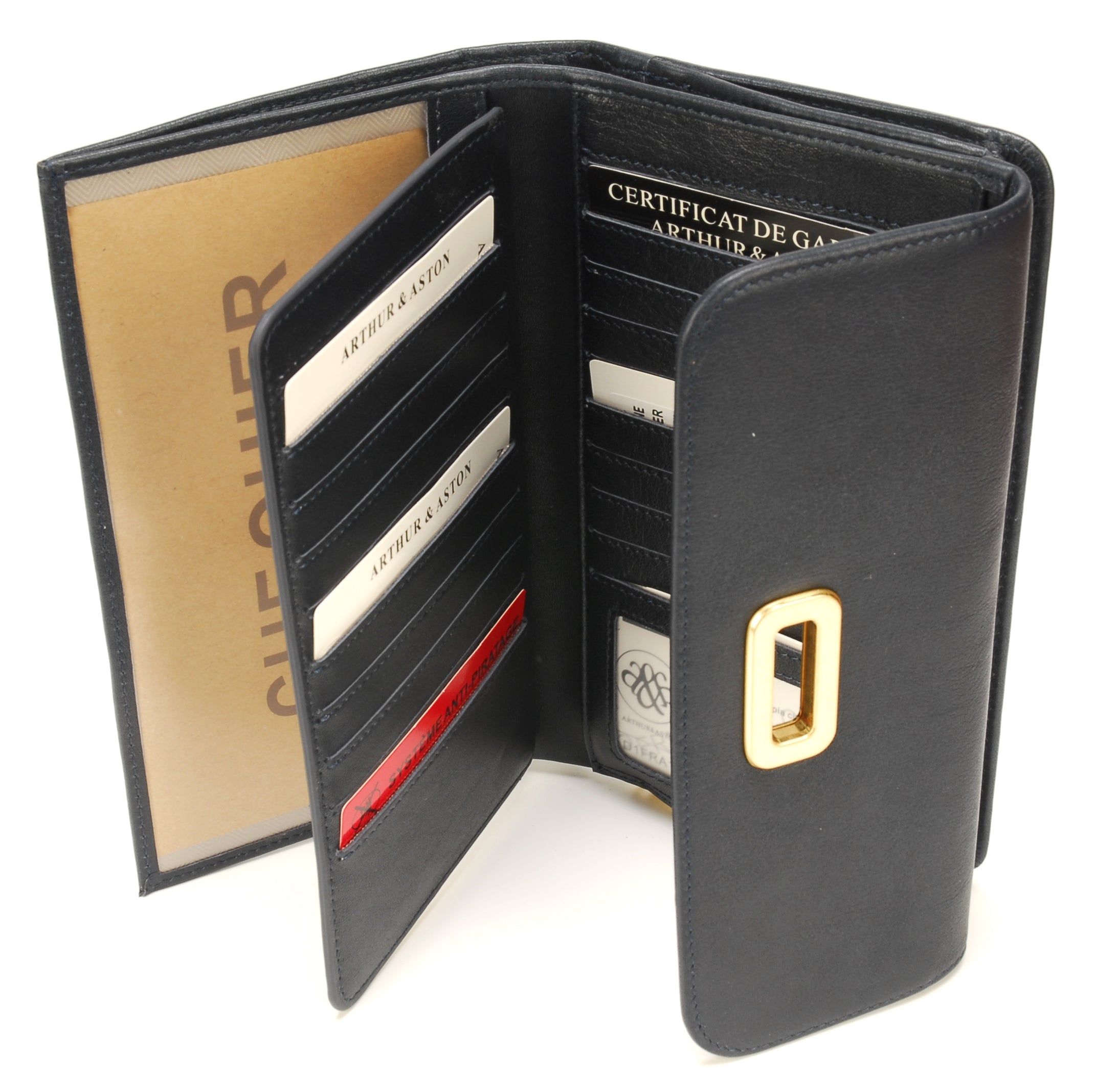 Compagnon Porte-chéquier cuir Ellie