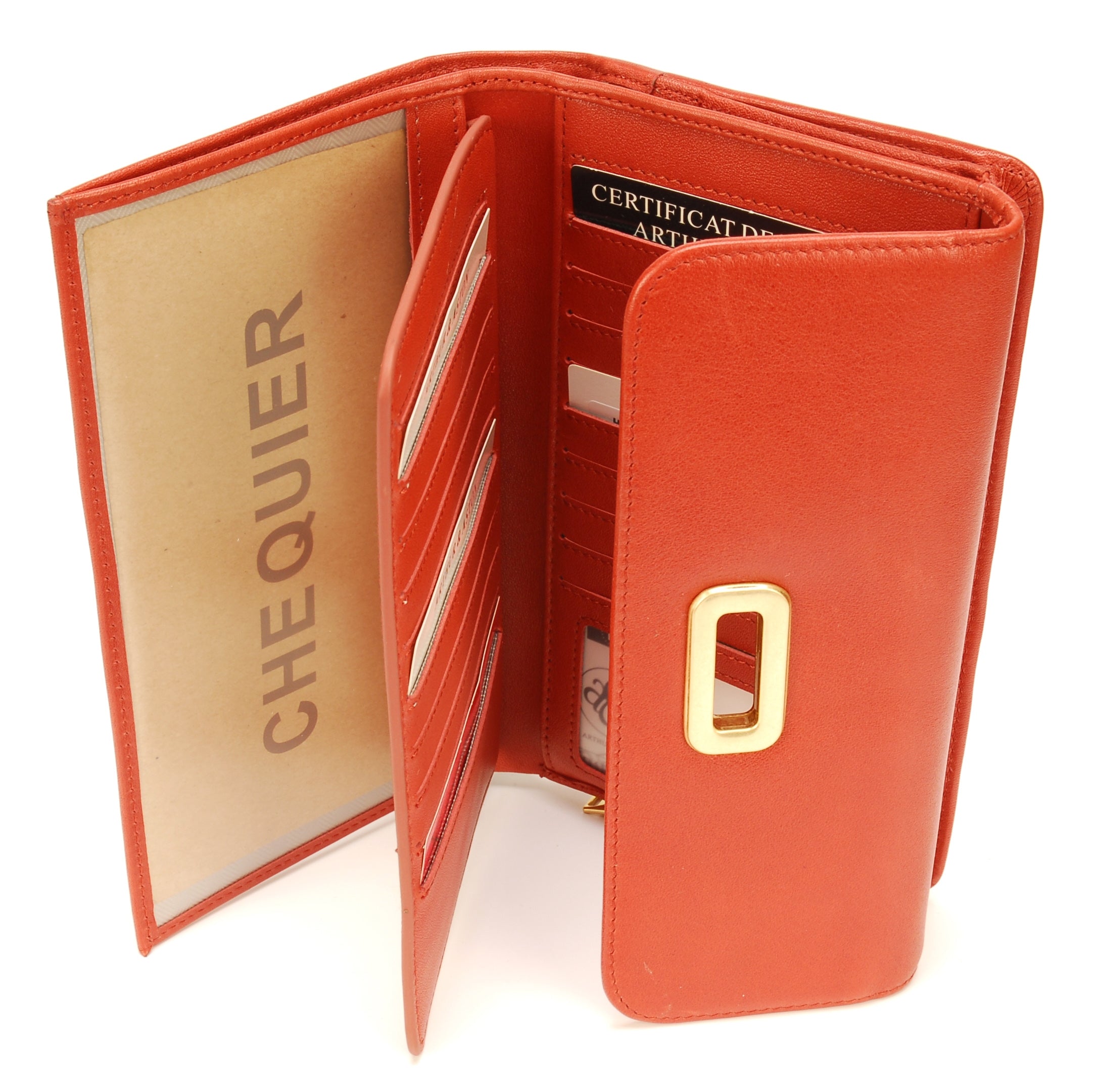 Compagnon Porte-chéquier cuir Ellie