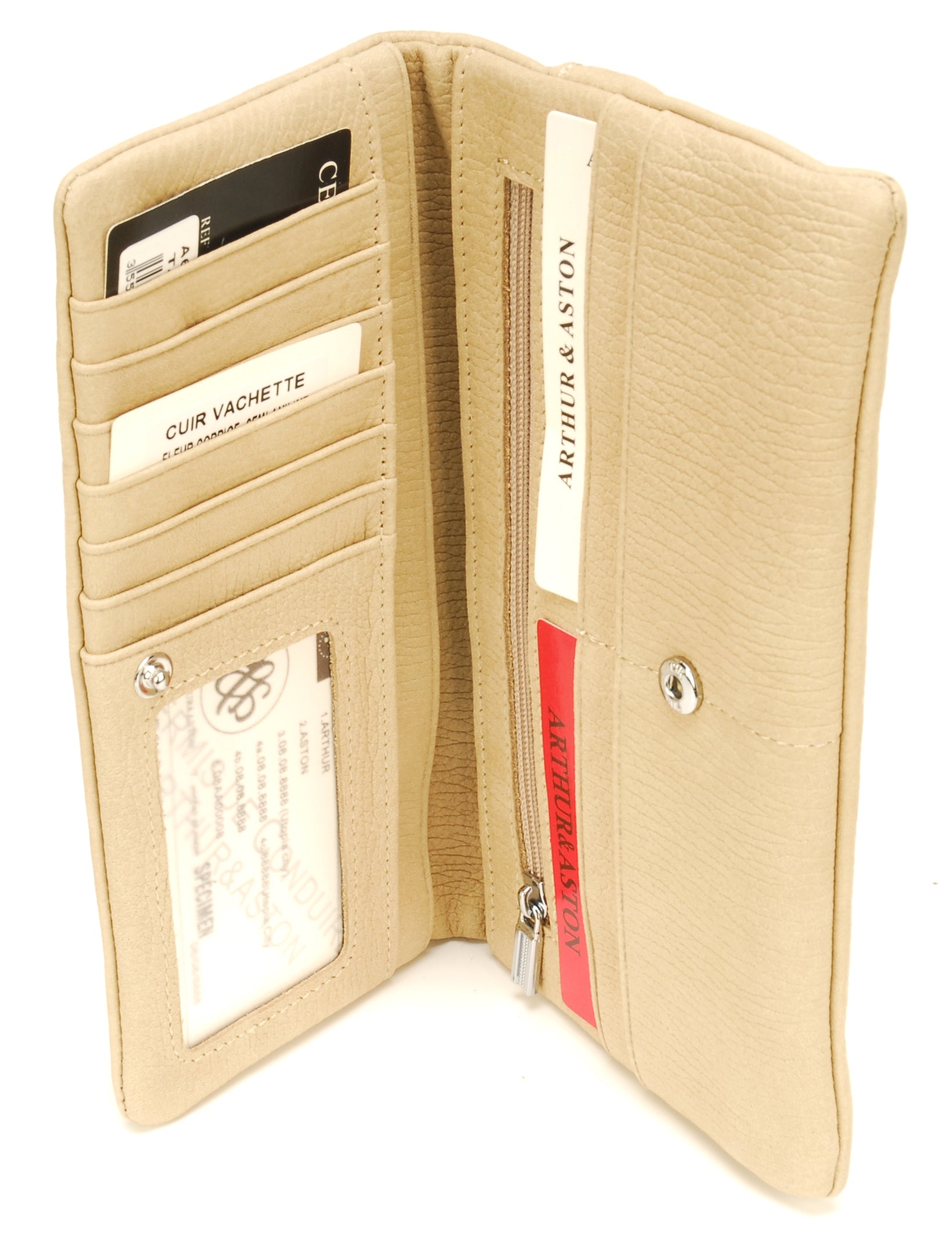 Portefeuille cuir Clémence