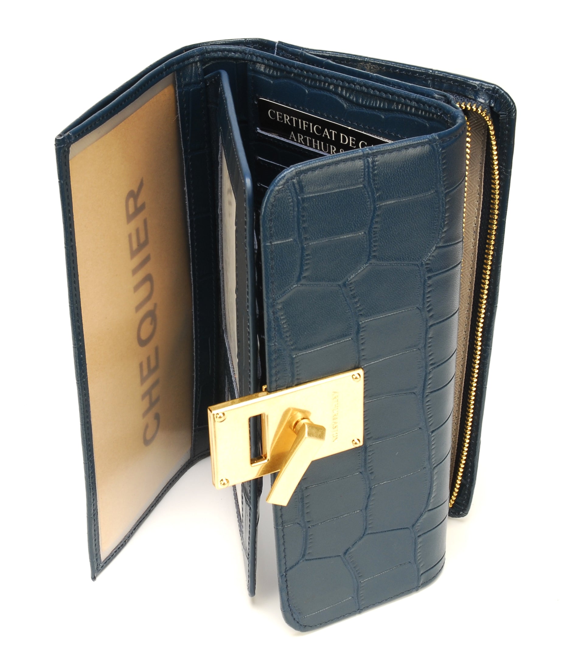 Portefeuille Porte-chéquier cuir Romy