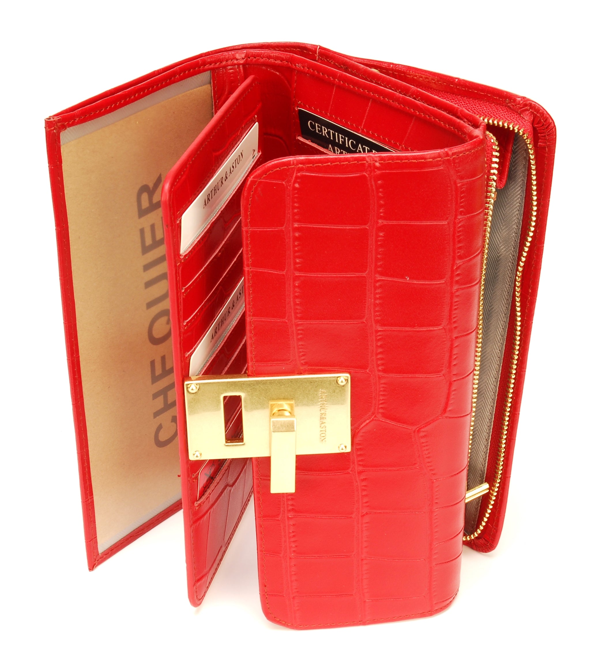 Portefeuille Porte-chéquier cuir Romy