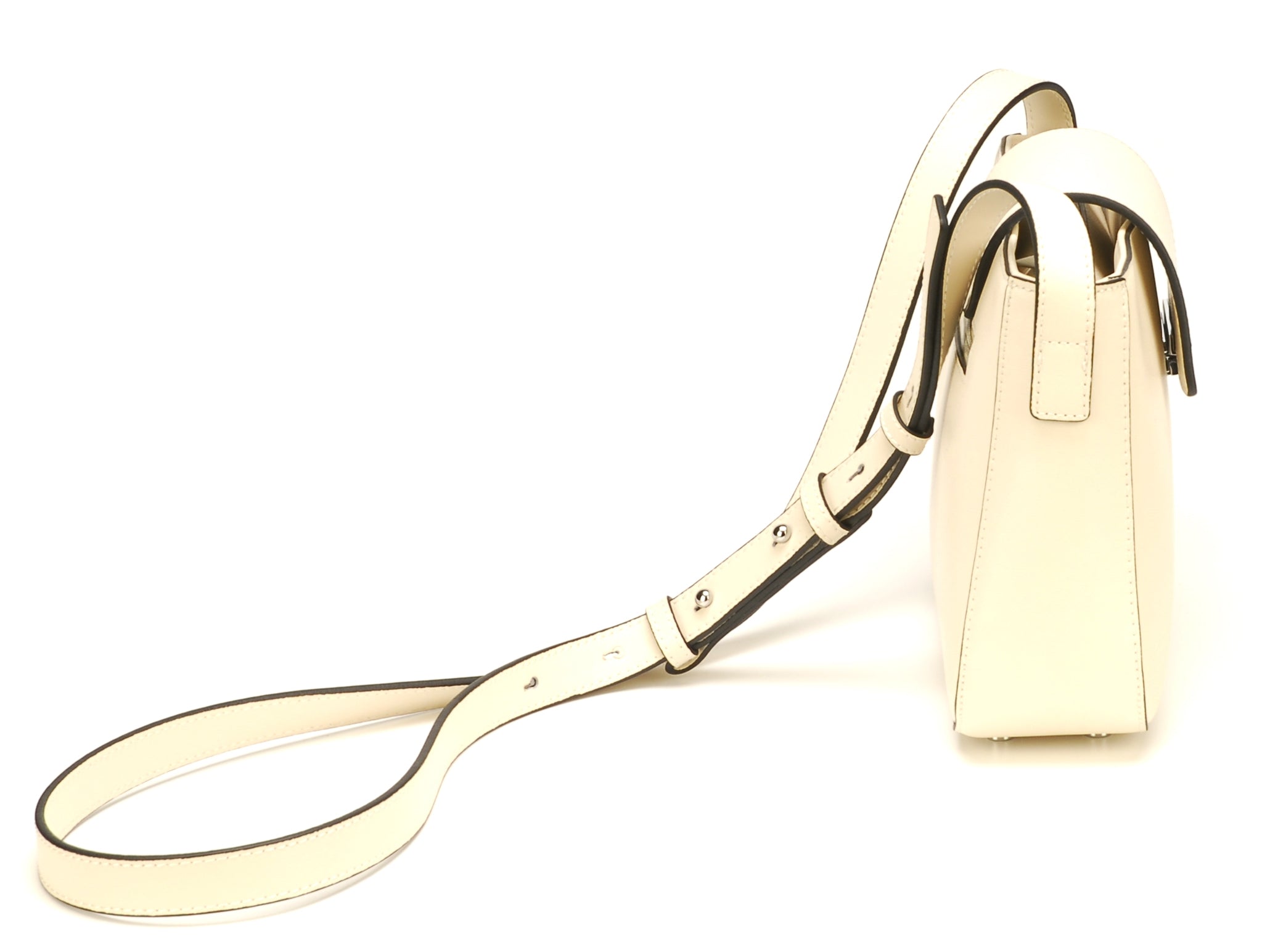 Pochette bandoulière croûte de cuir Elizabeth