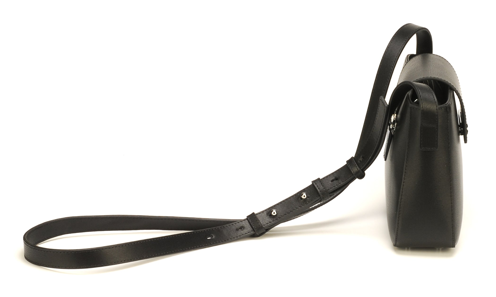 Pochette bandoulière croûte de cuir Elizabeth