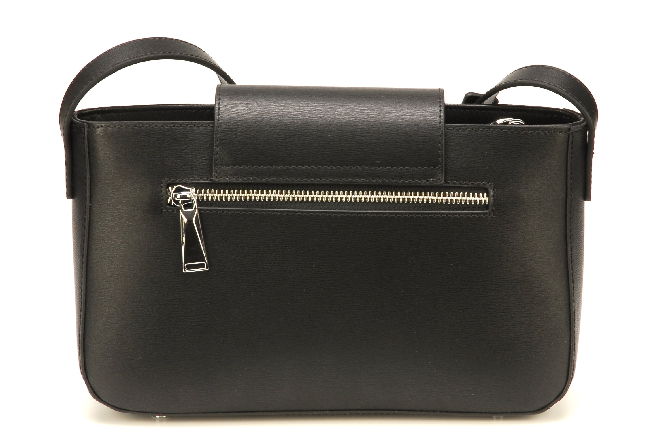 Pochette bandoulière croûte de cuir Elizabeth