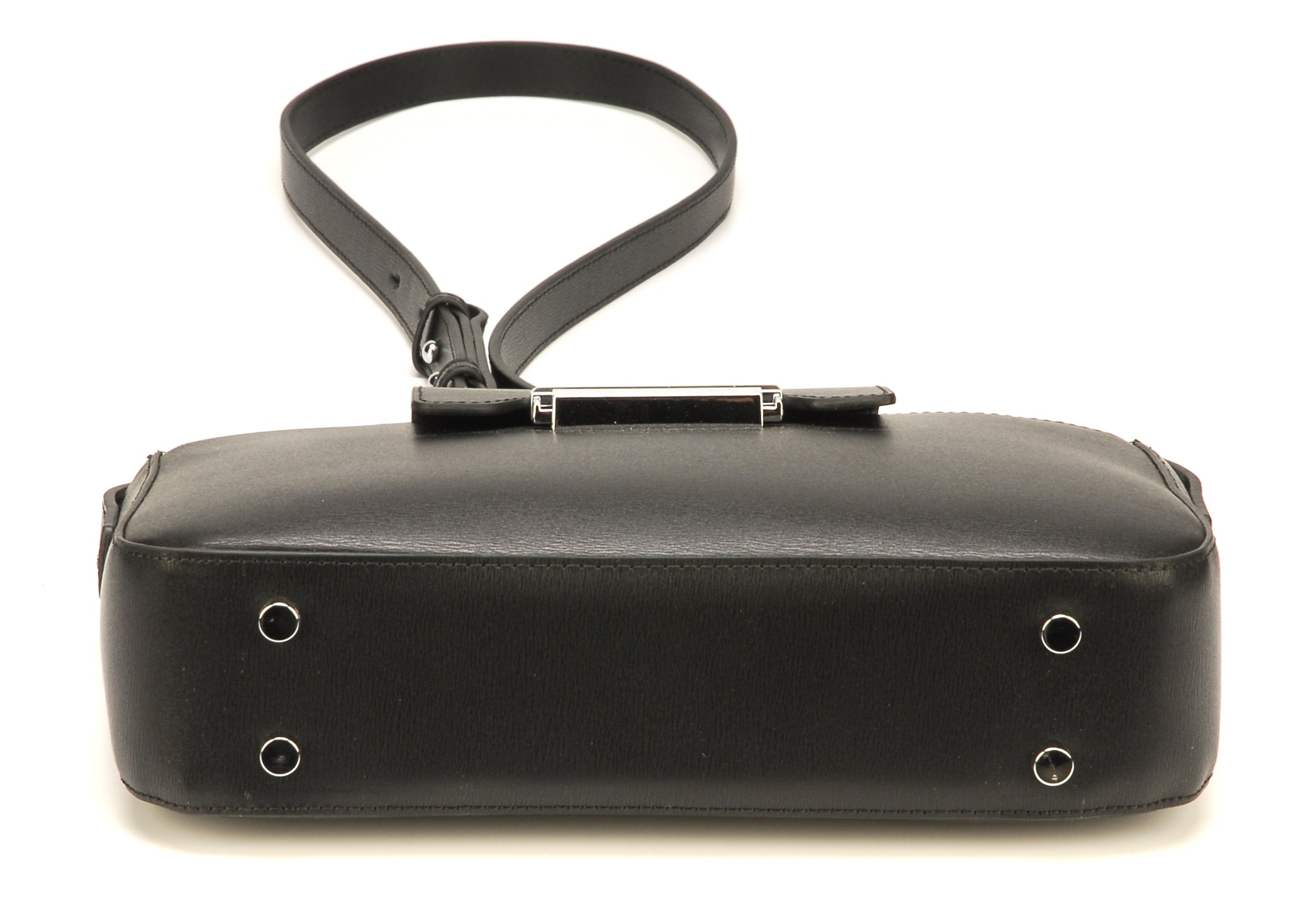 Pochette bandoulière croûte de cuir Elizabeth