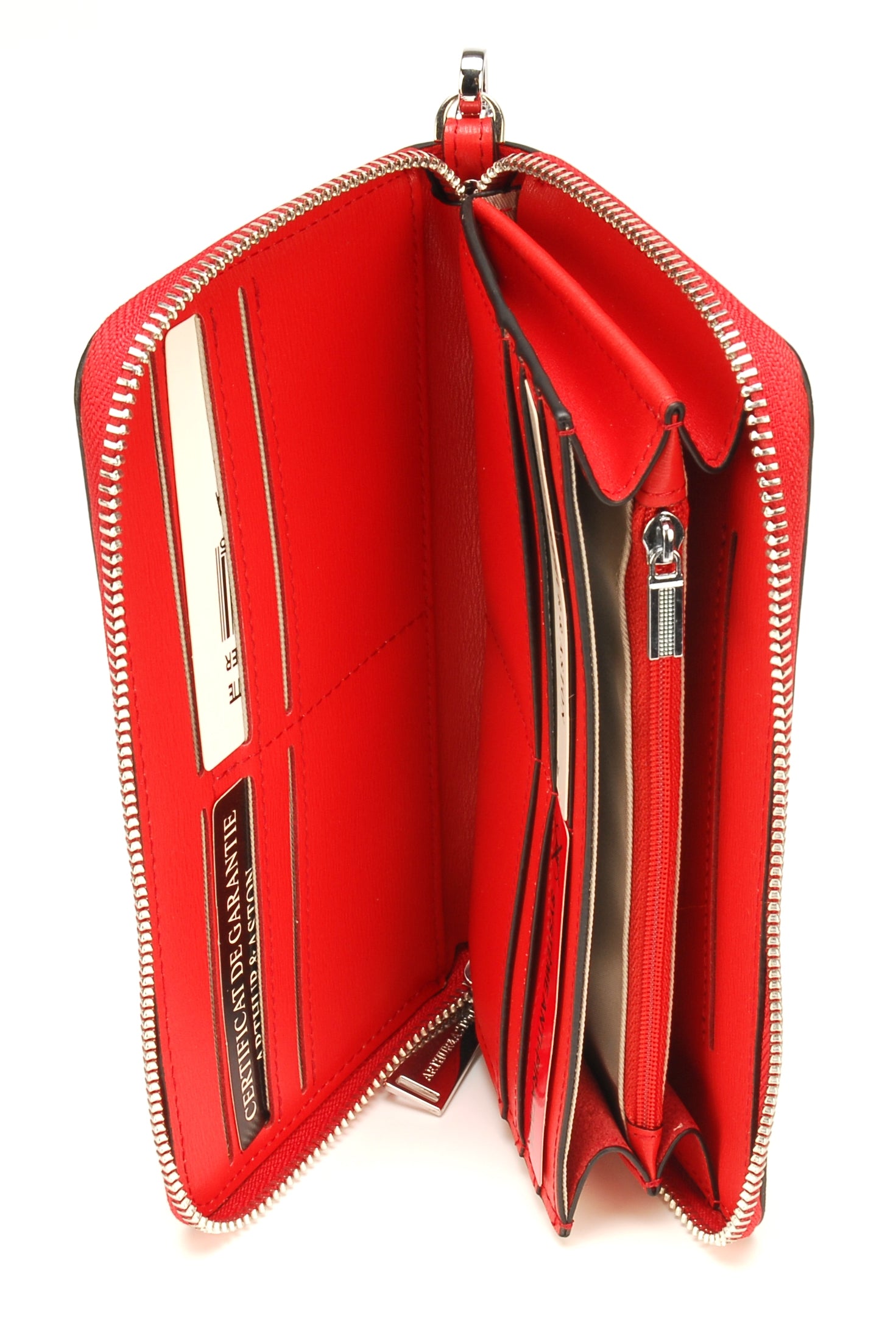 Portefeuille croûte de cuir Elizabeth