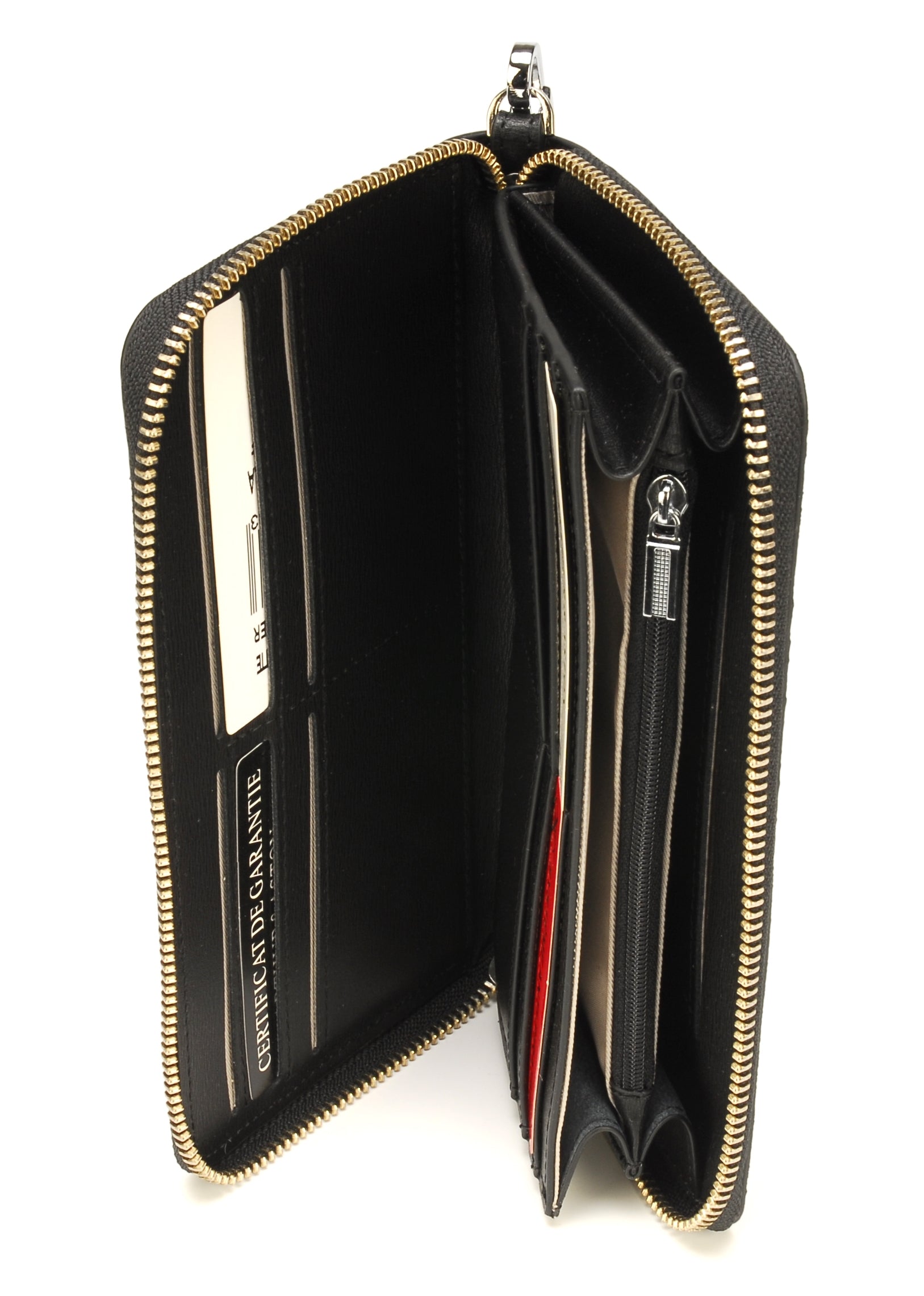 Portefeuille croûte de cuir Elizabeth