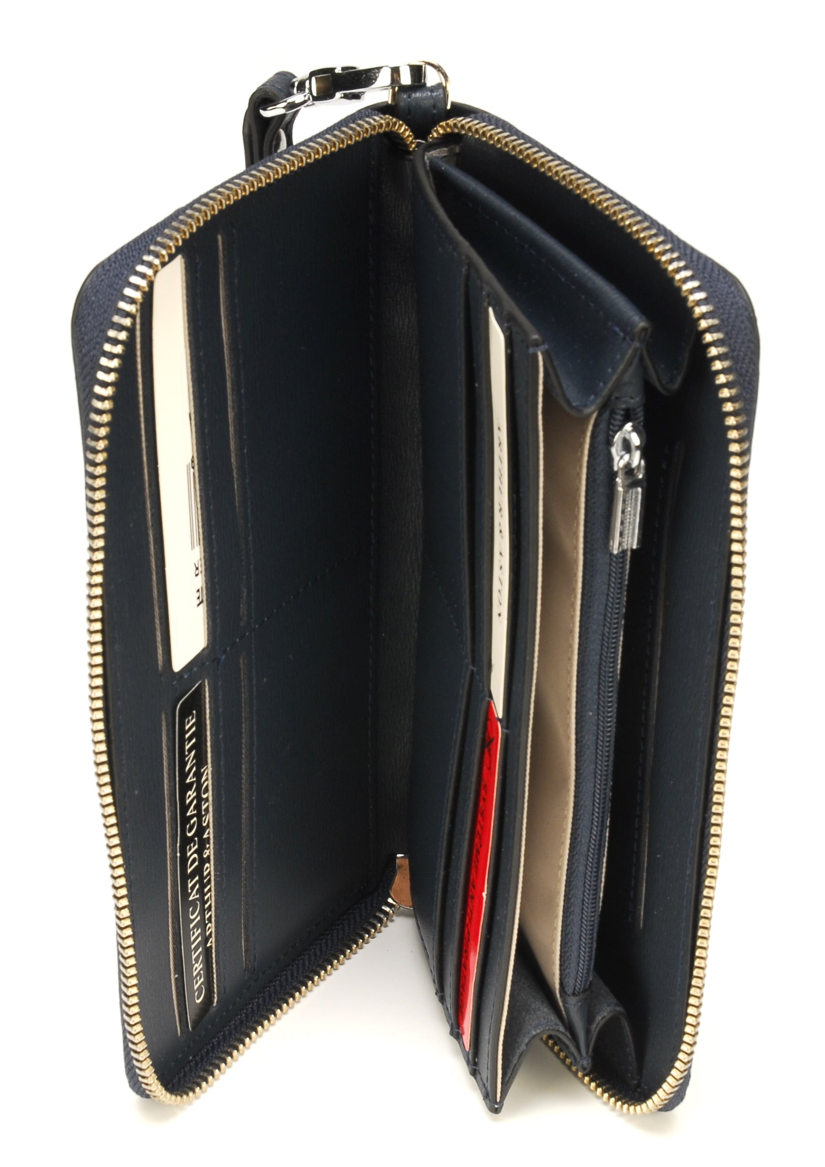 Portefeuille croûte de cuir Elizabeth