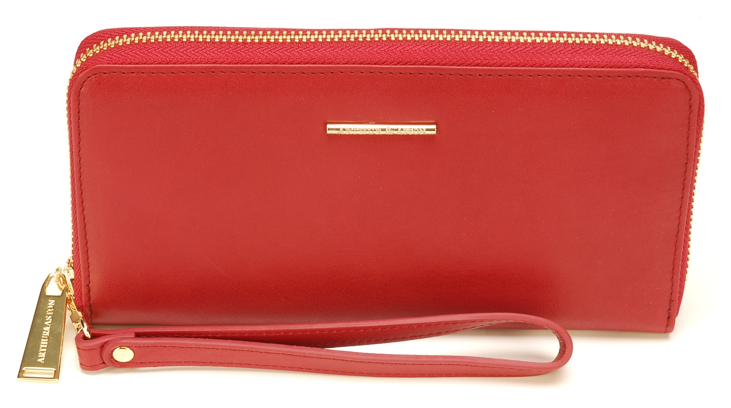 Compagnon zippée Amandine en cuir