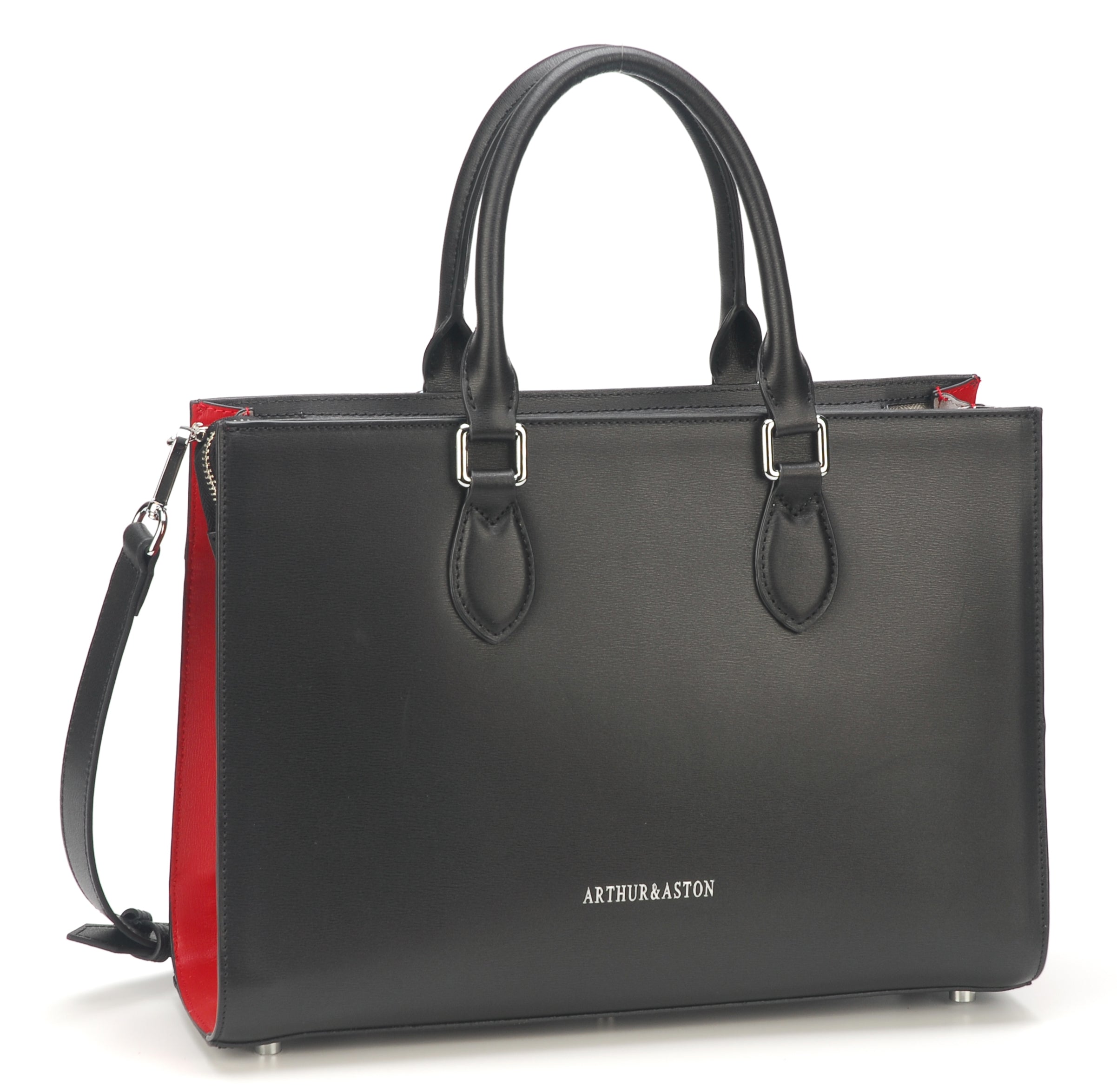 Sac shopping Louise en croûte de cuir