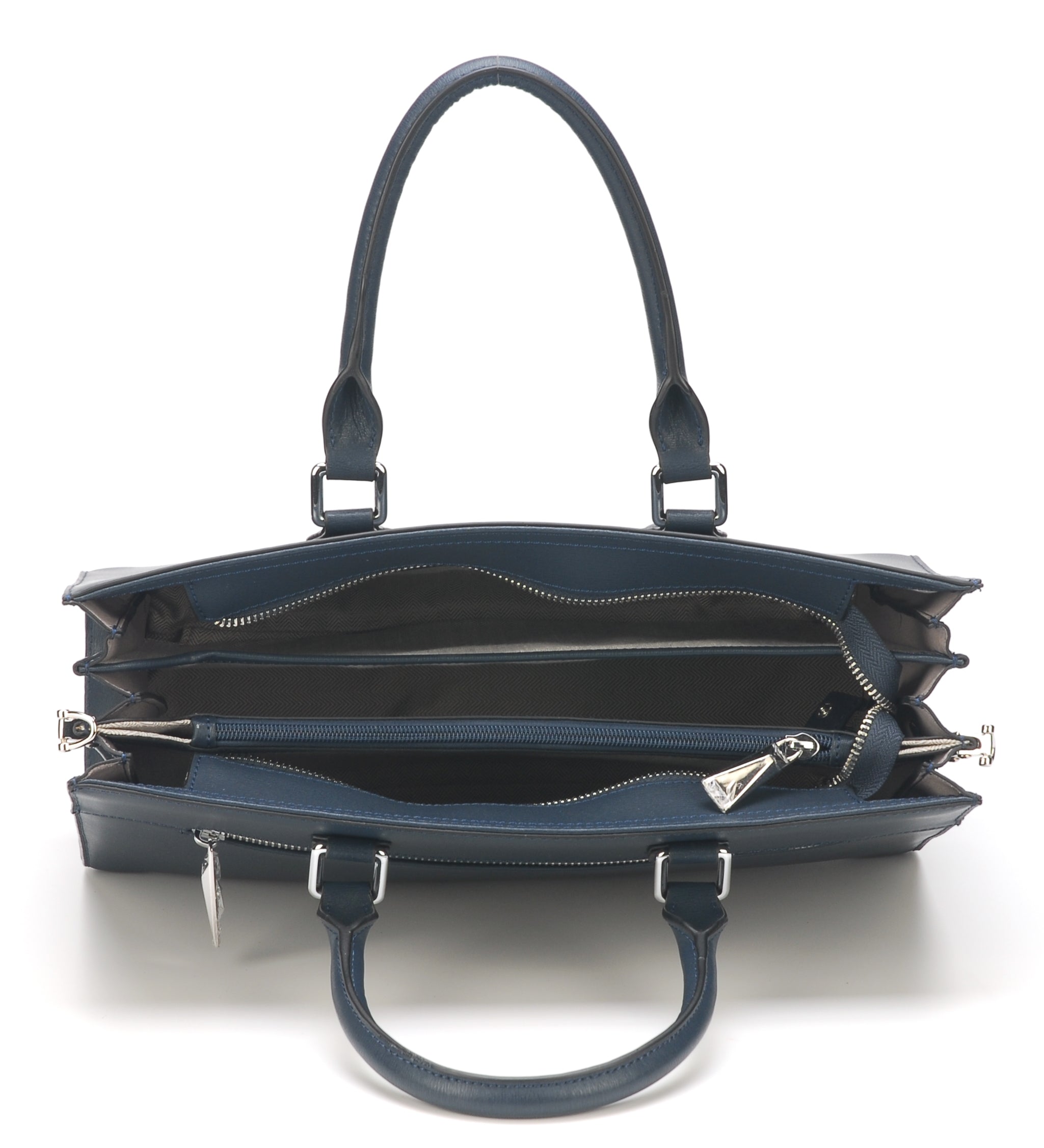 Louise split leather shopping bag
