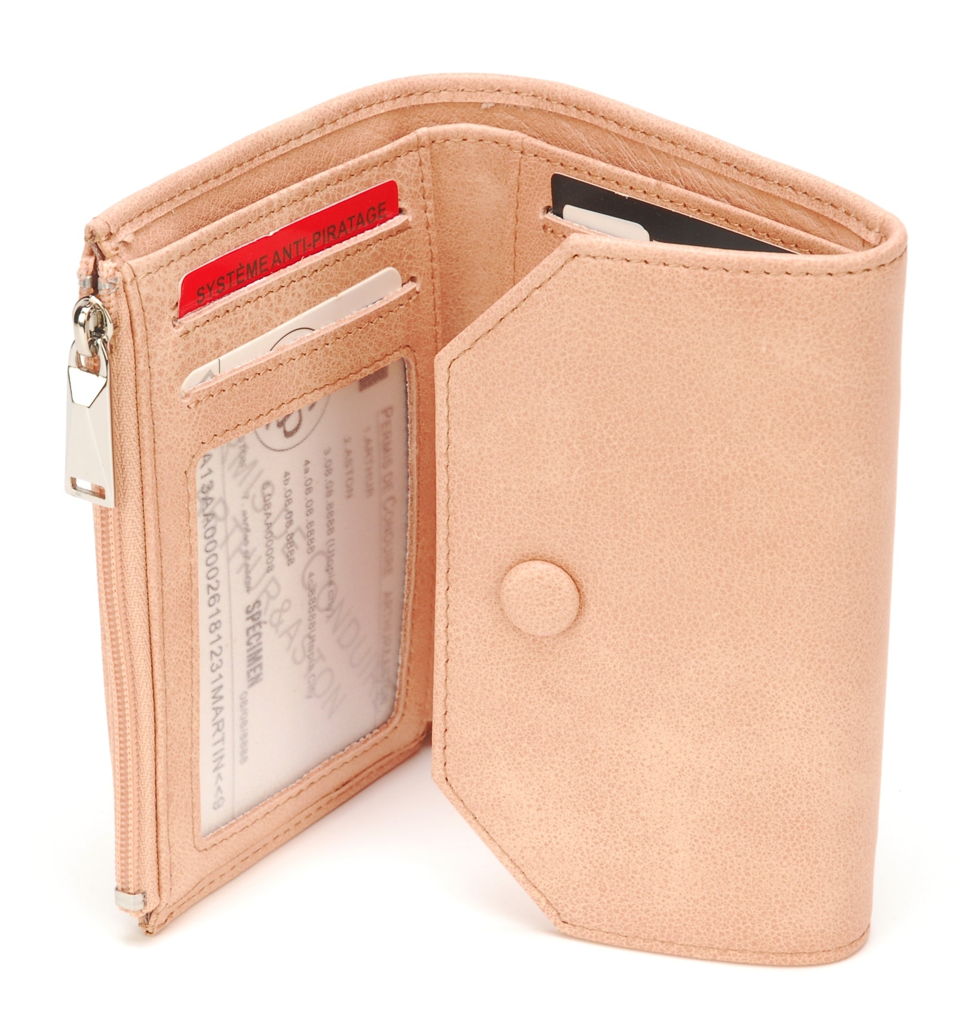 Porte-monnaie Juliette en cuir de buffle