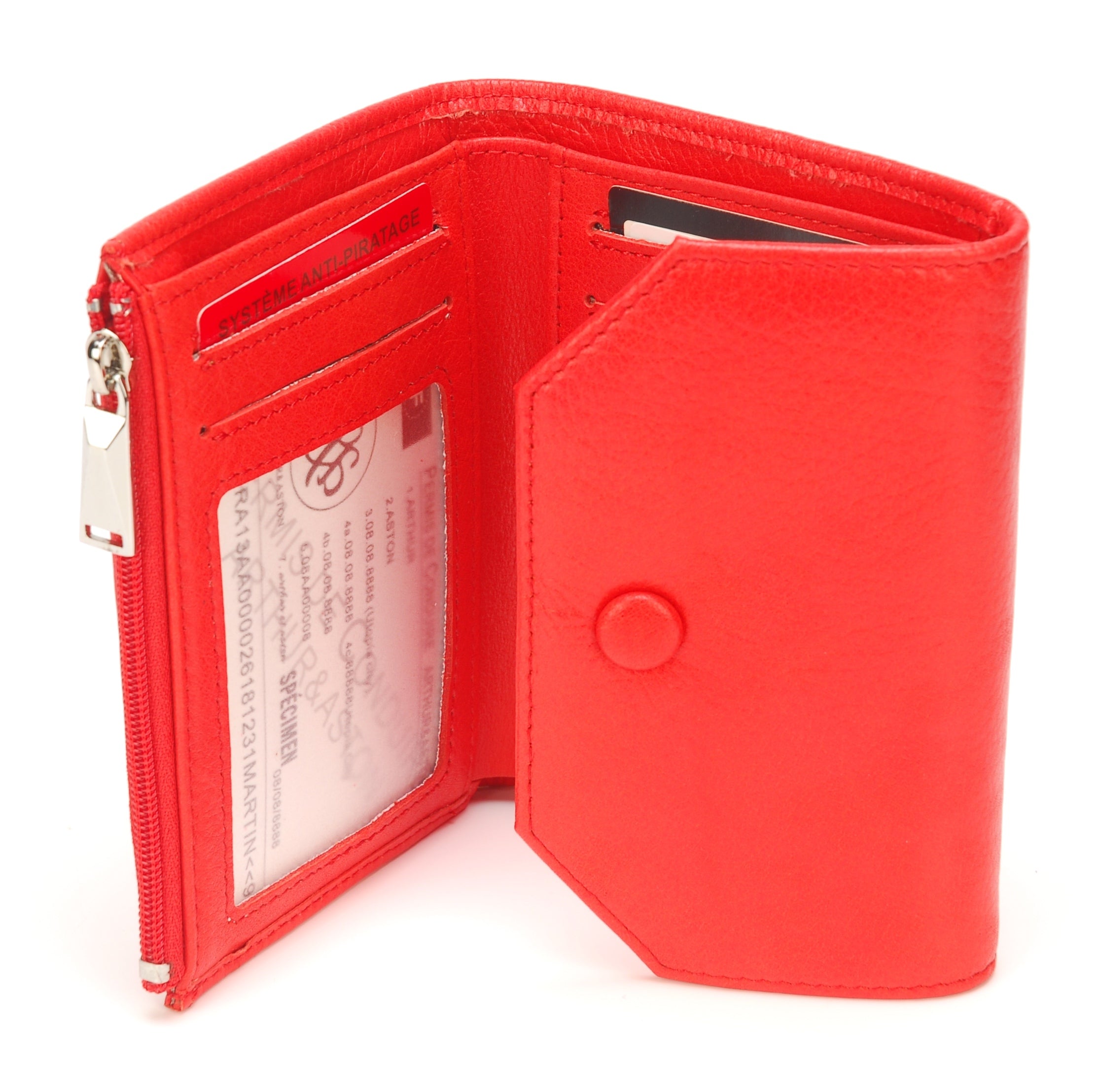 Porte-monnaie Juliette en cuir de buffle