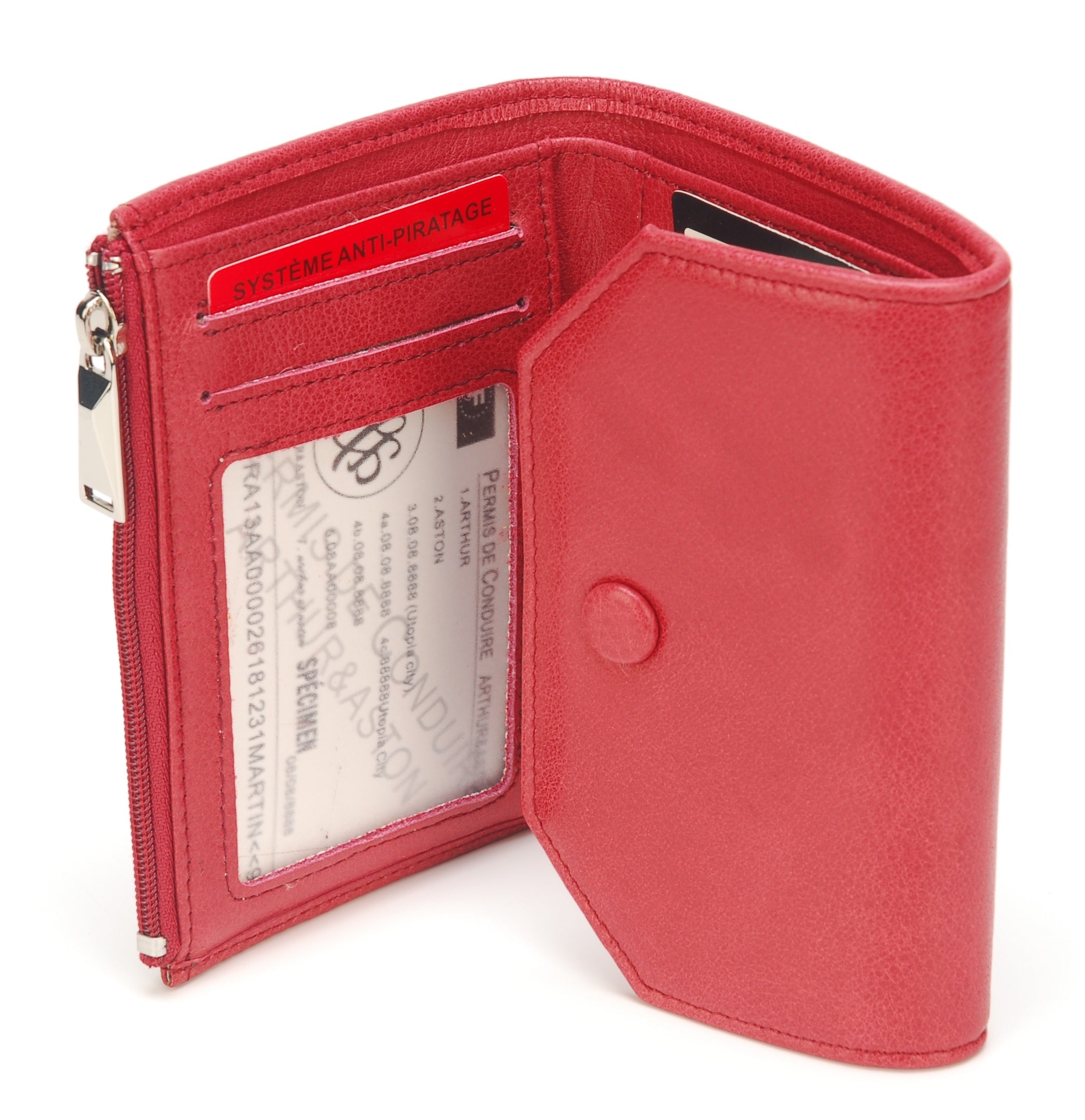 Porte-monnaie Juliette en cuir de buffle