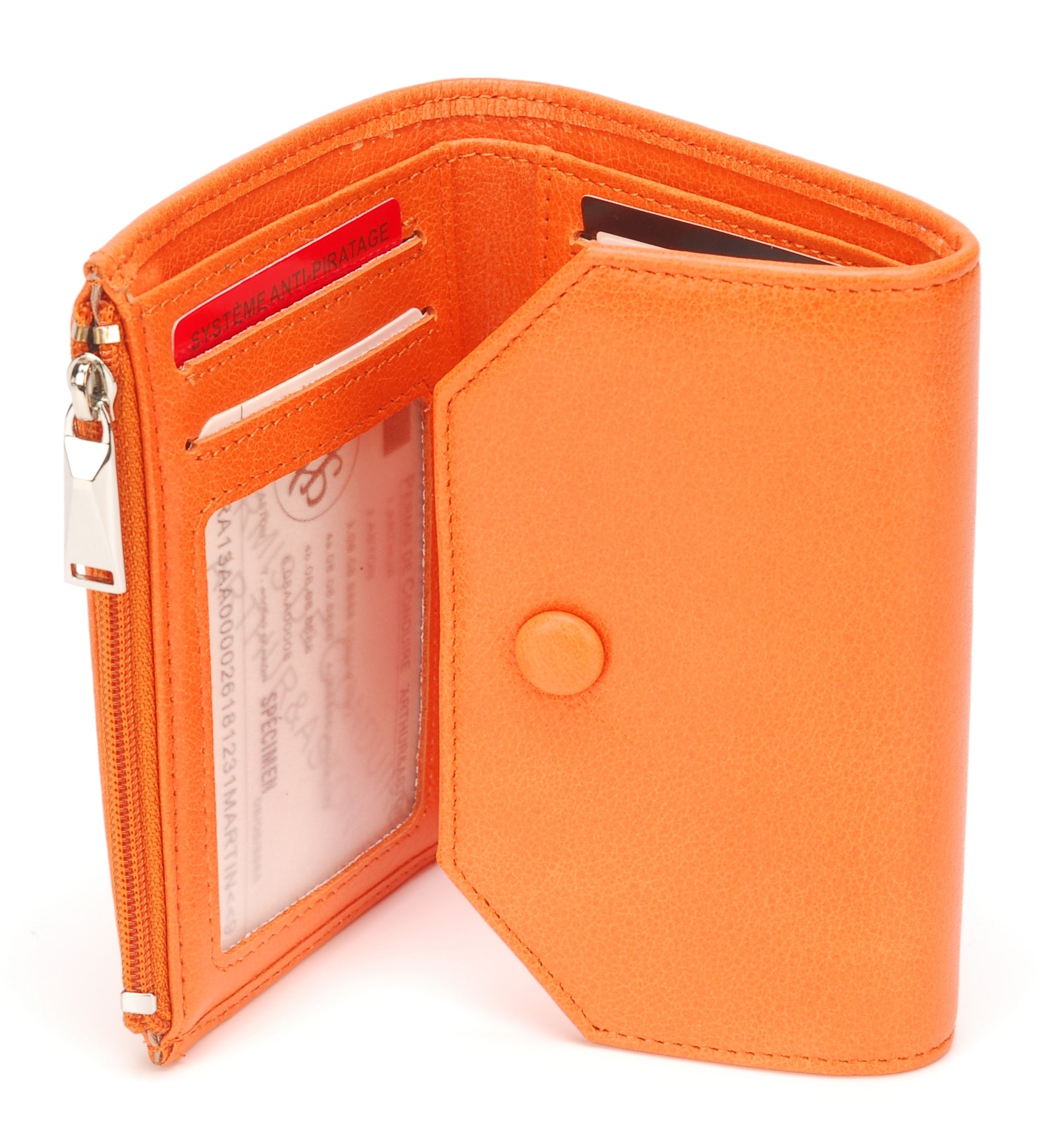 Porte-monnaie Juliette en cuir de buffle