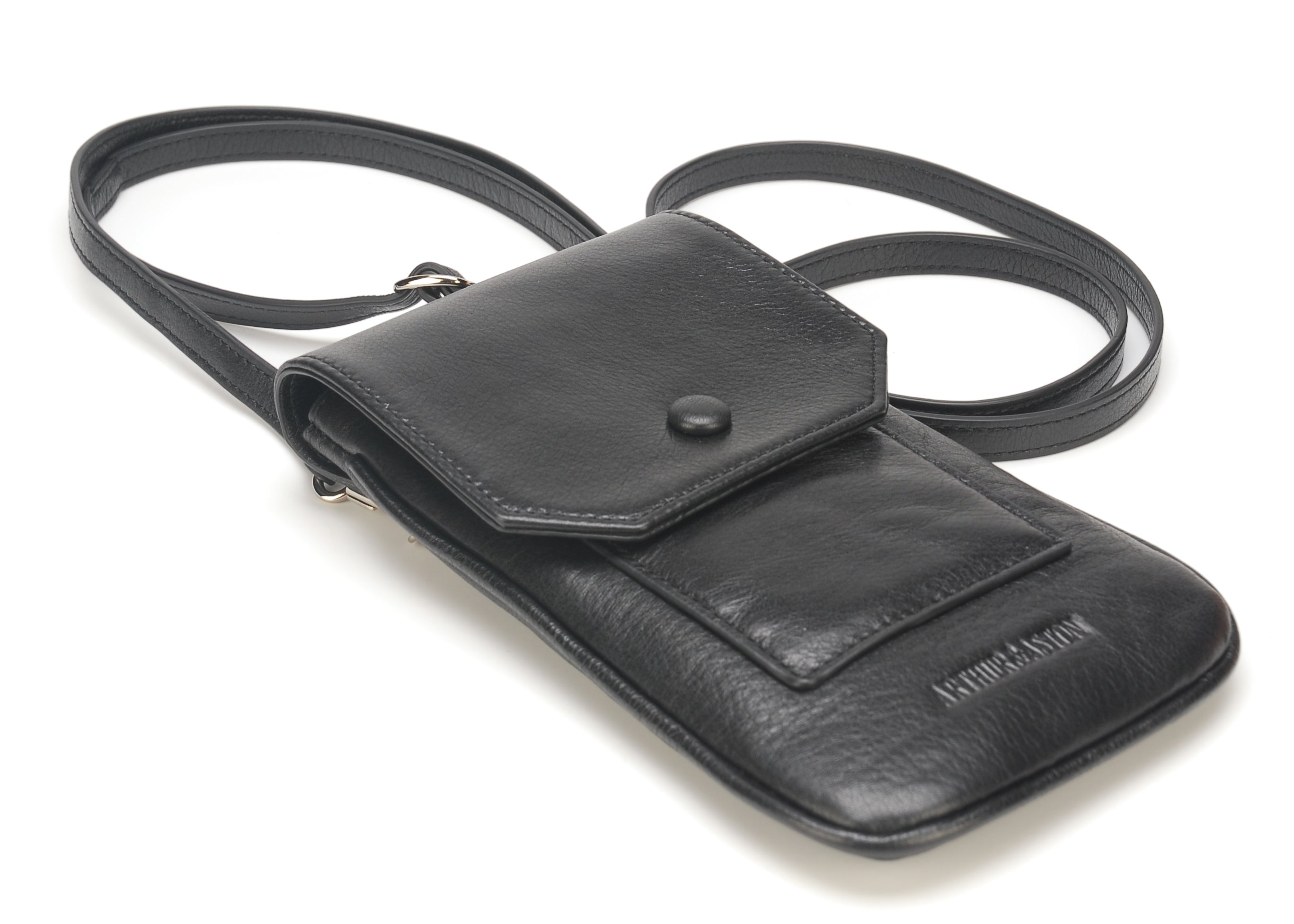 Buffalo leather phone pouch