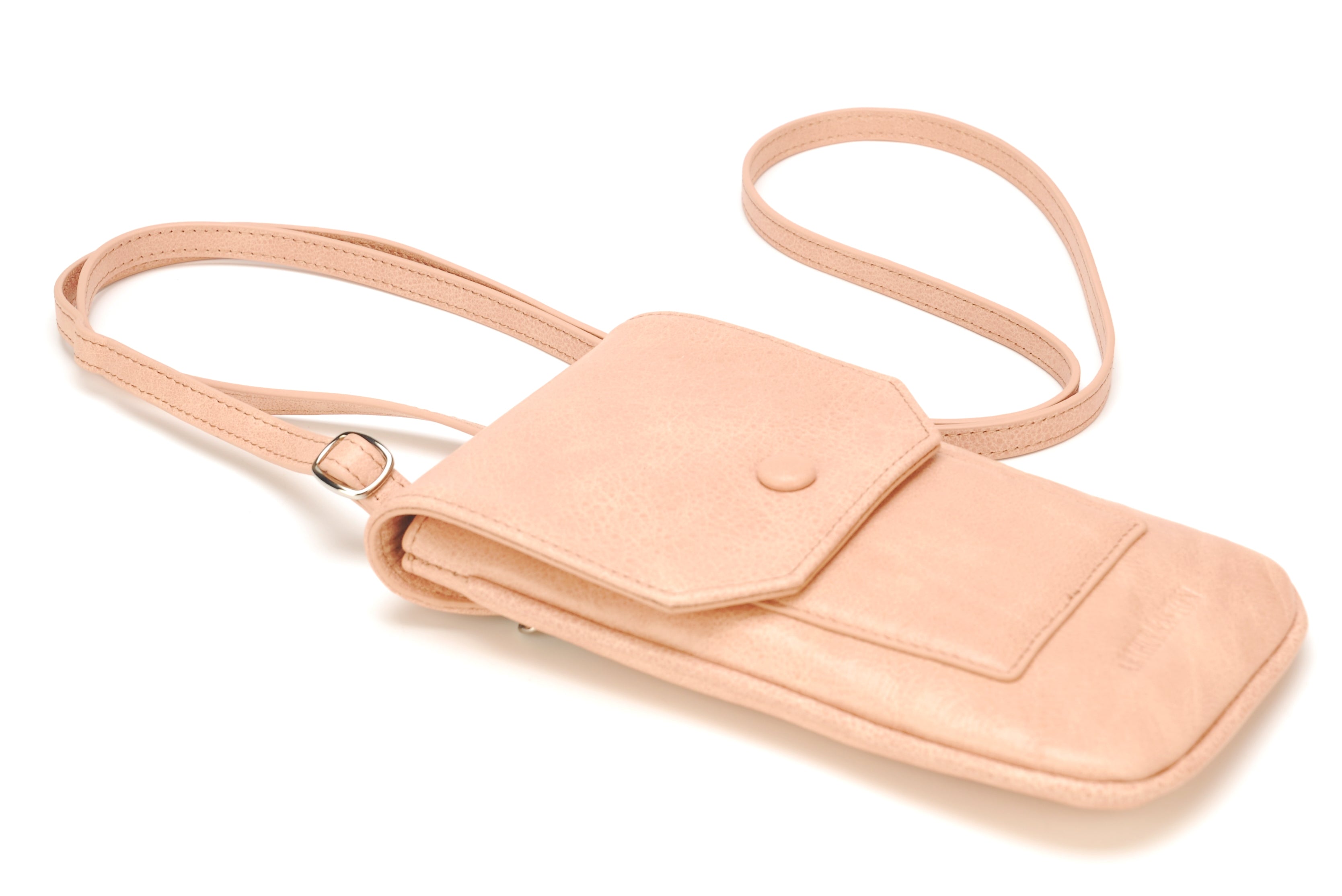 Buffalo leather phone pouch