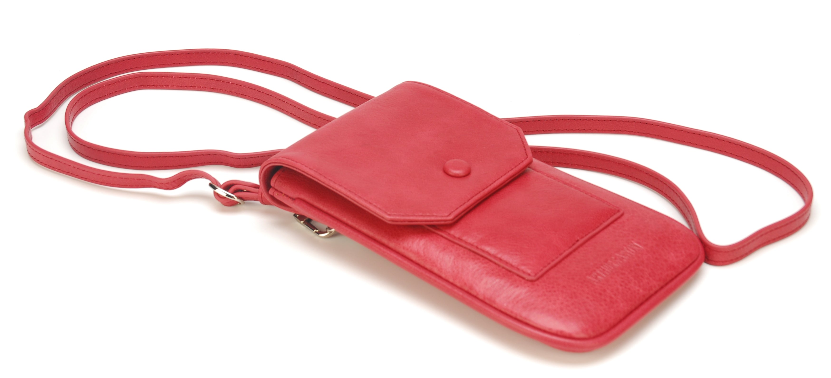 Buffalo leather phone pouch