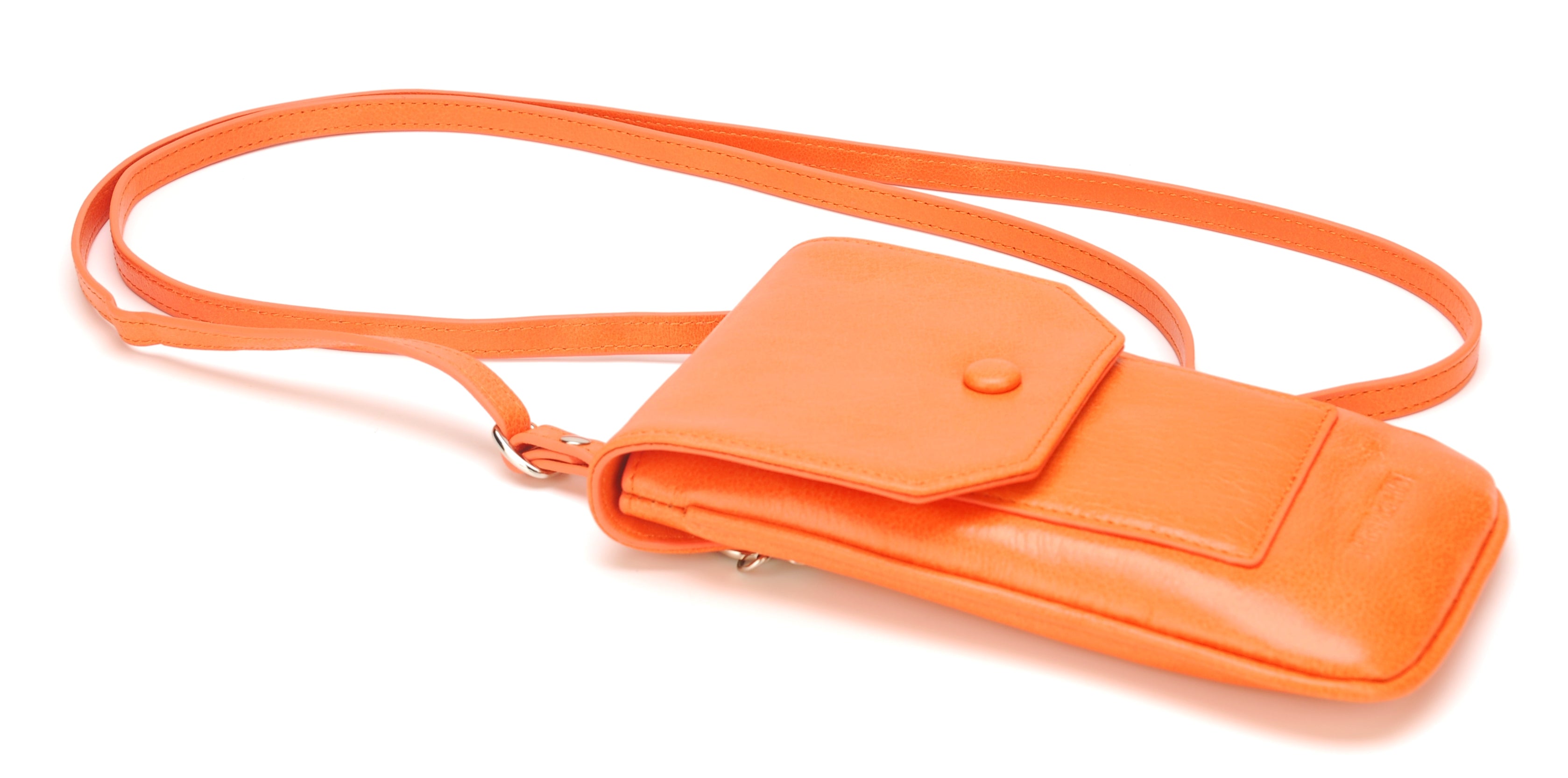 Buffalo leather phone pouch