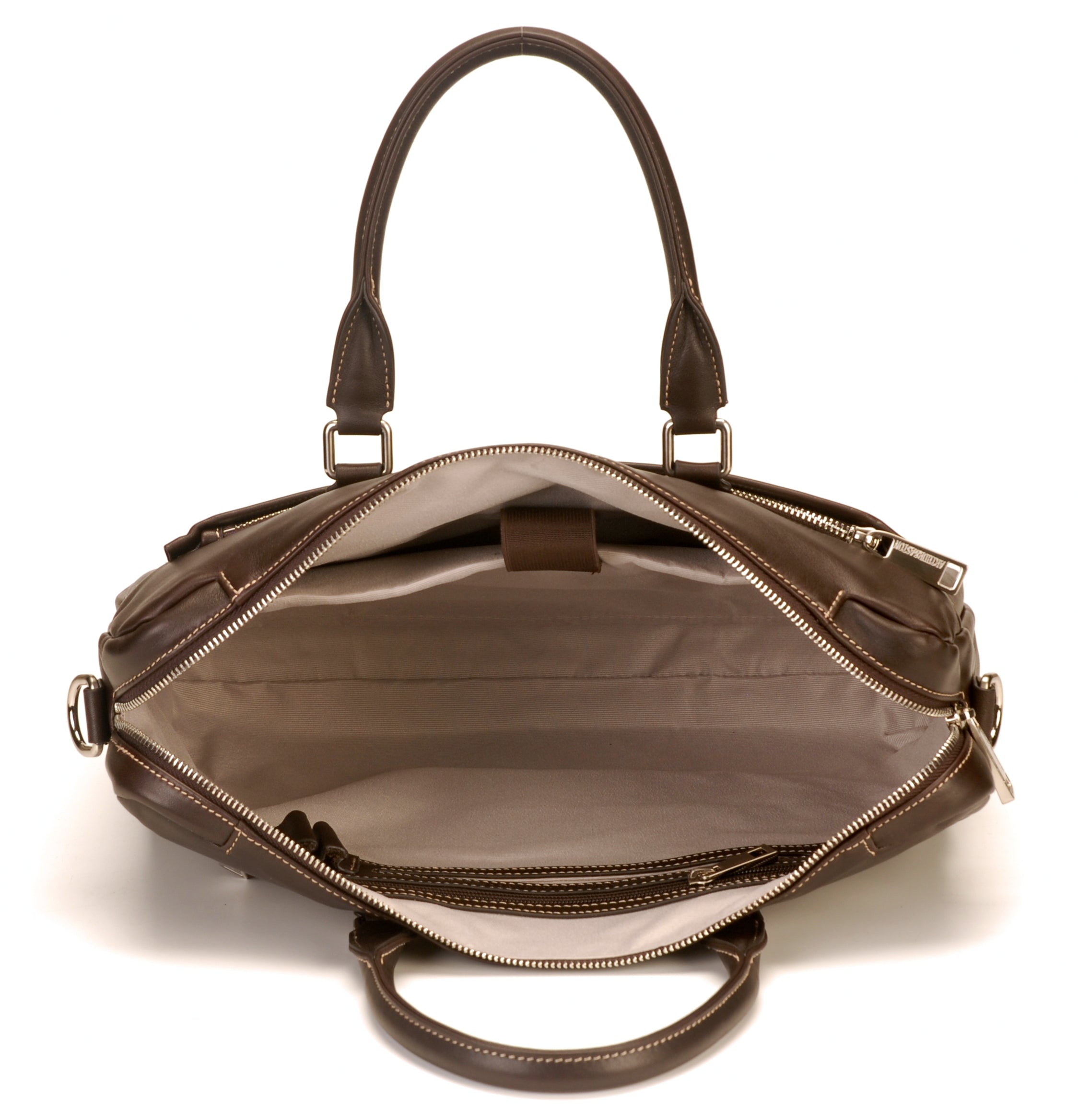 Gustave cowhide leather briefcase
