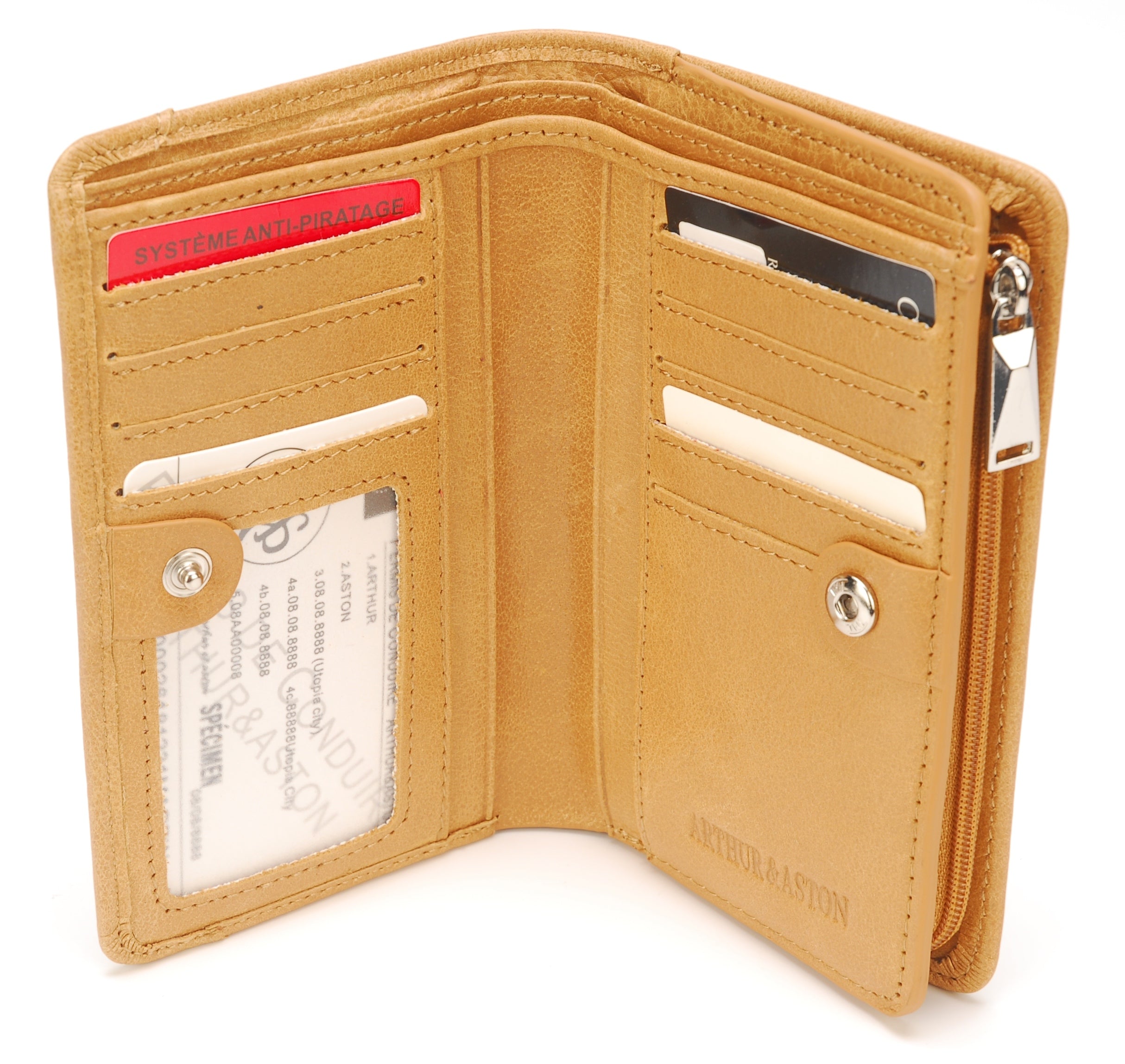 Juliette wallet in buffalo leather