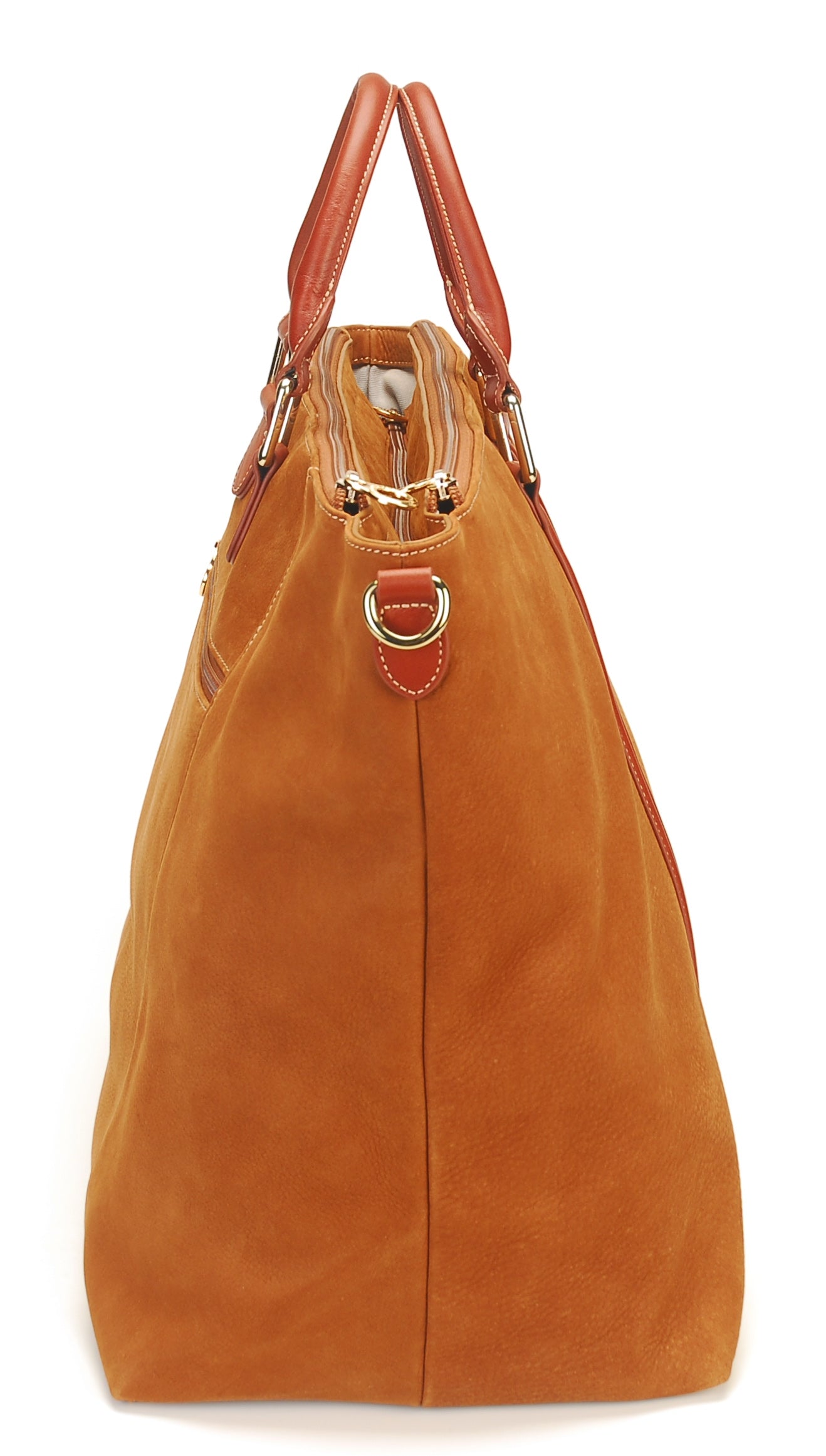 Sac de voyage Marina en cuir suède