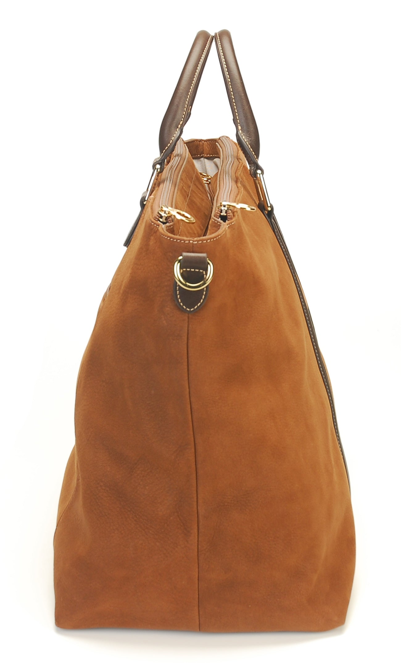 Sac de voyage Marina en cuir suède