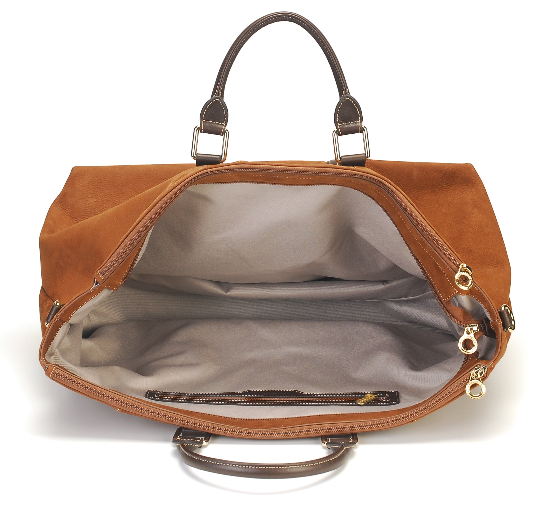 Sac de voyage Marina en cuir suède