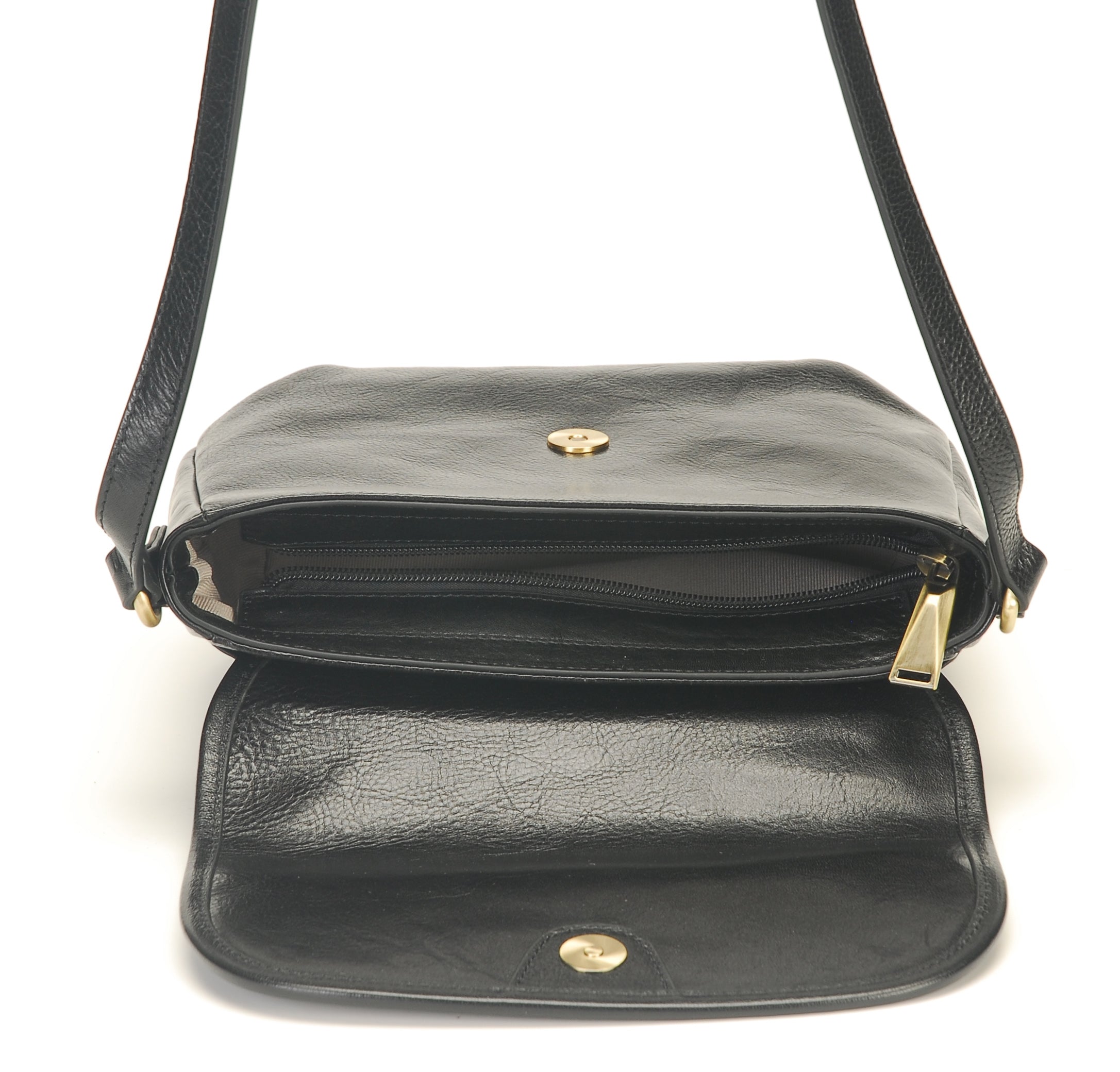 Edith leather crossbody bag