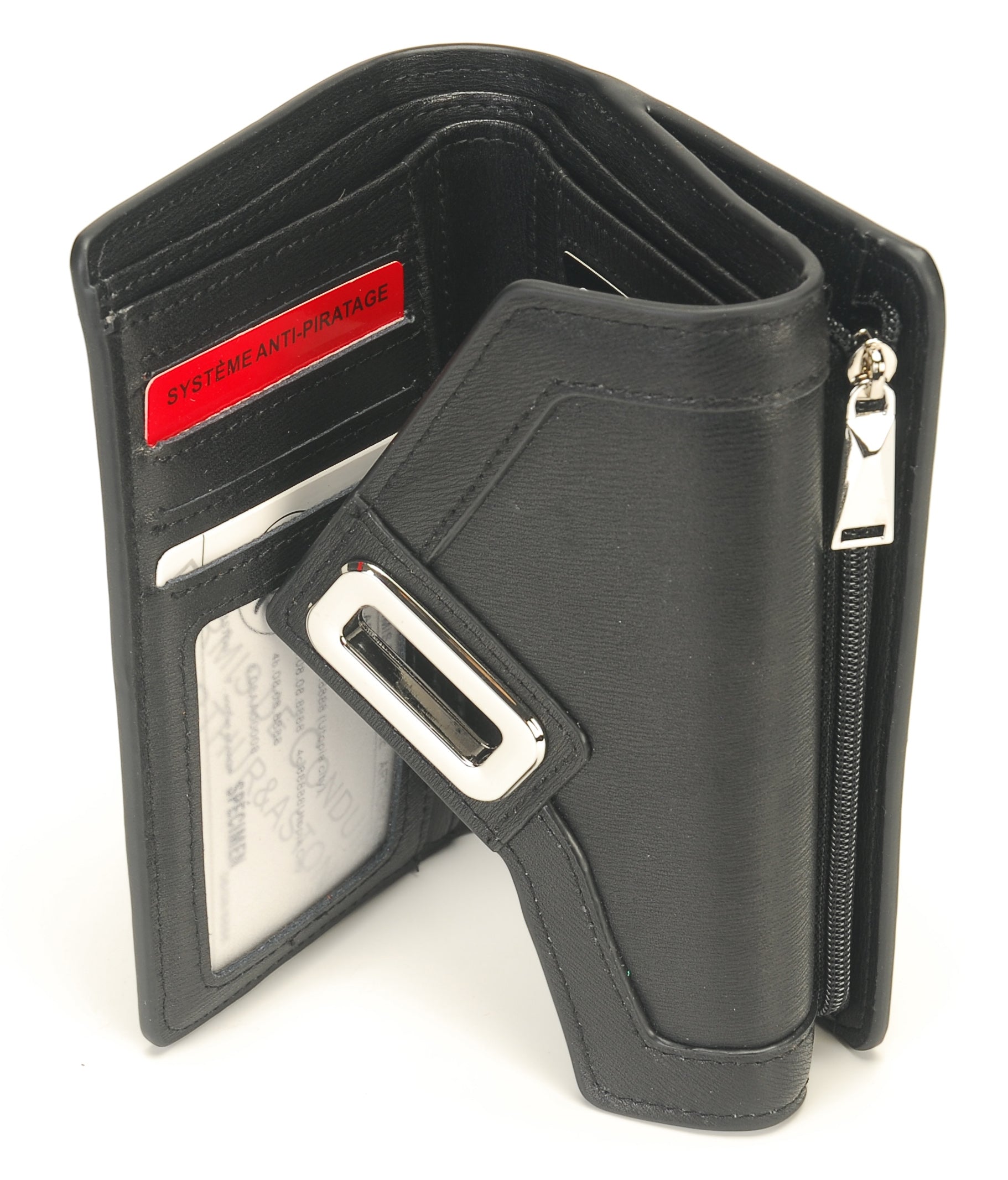 Portefeuille Suzanne croute de cuir