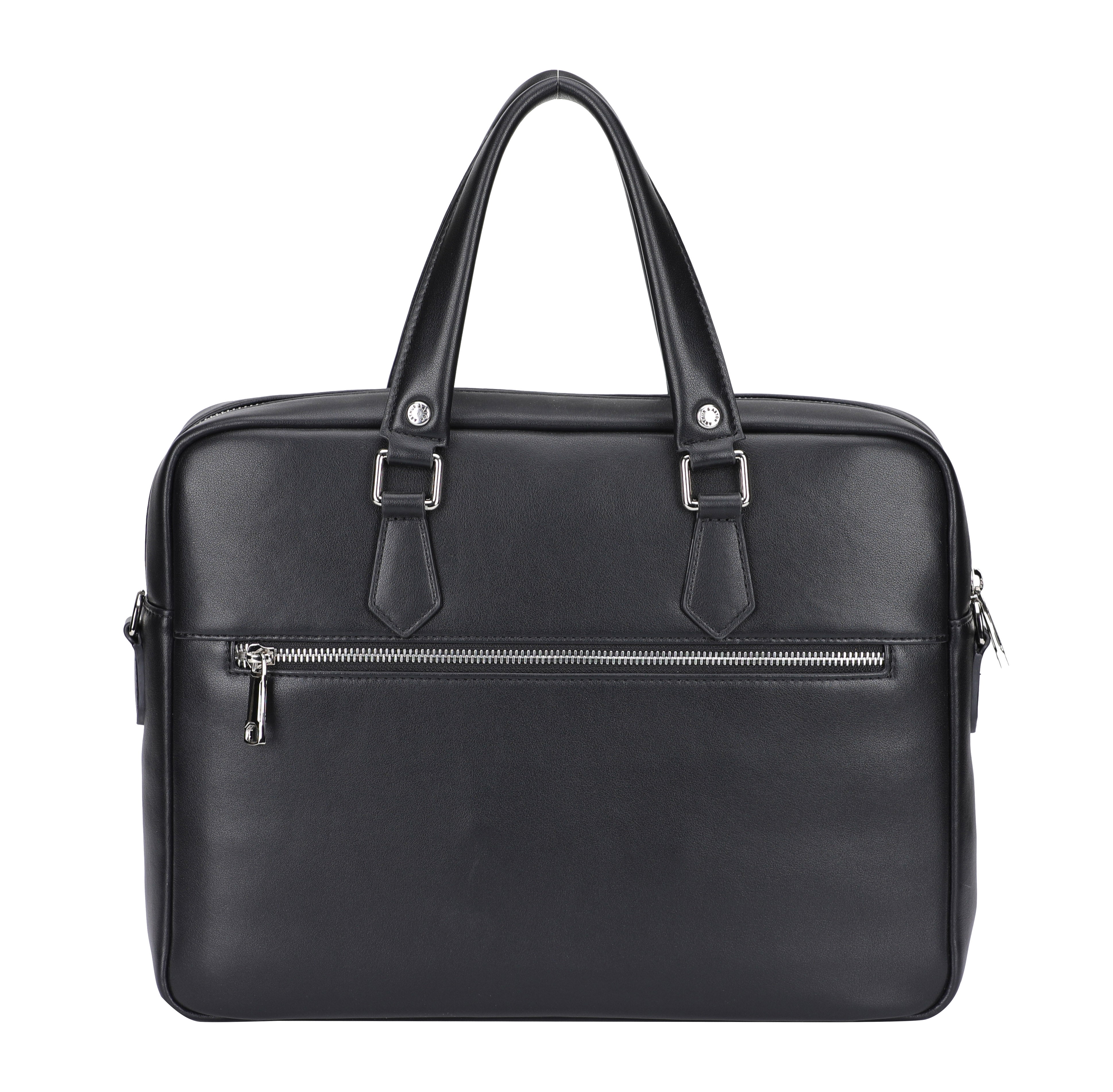 Walter split leather briefcase