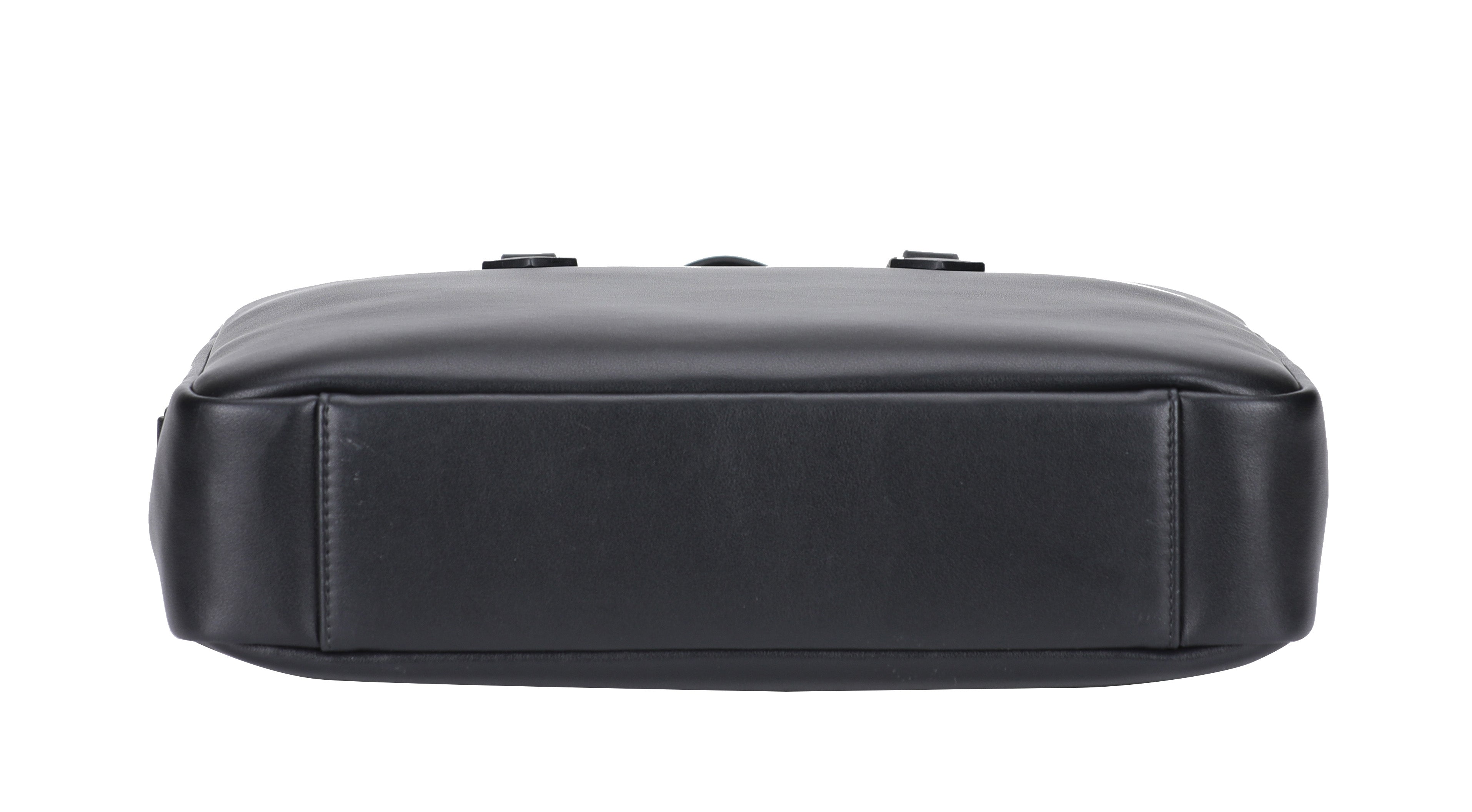 Walter split leather briefcase