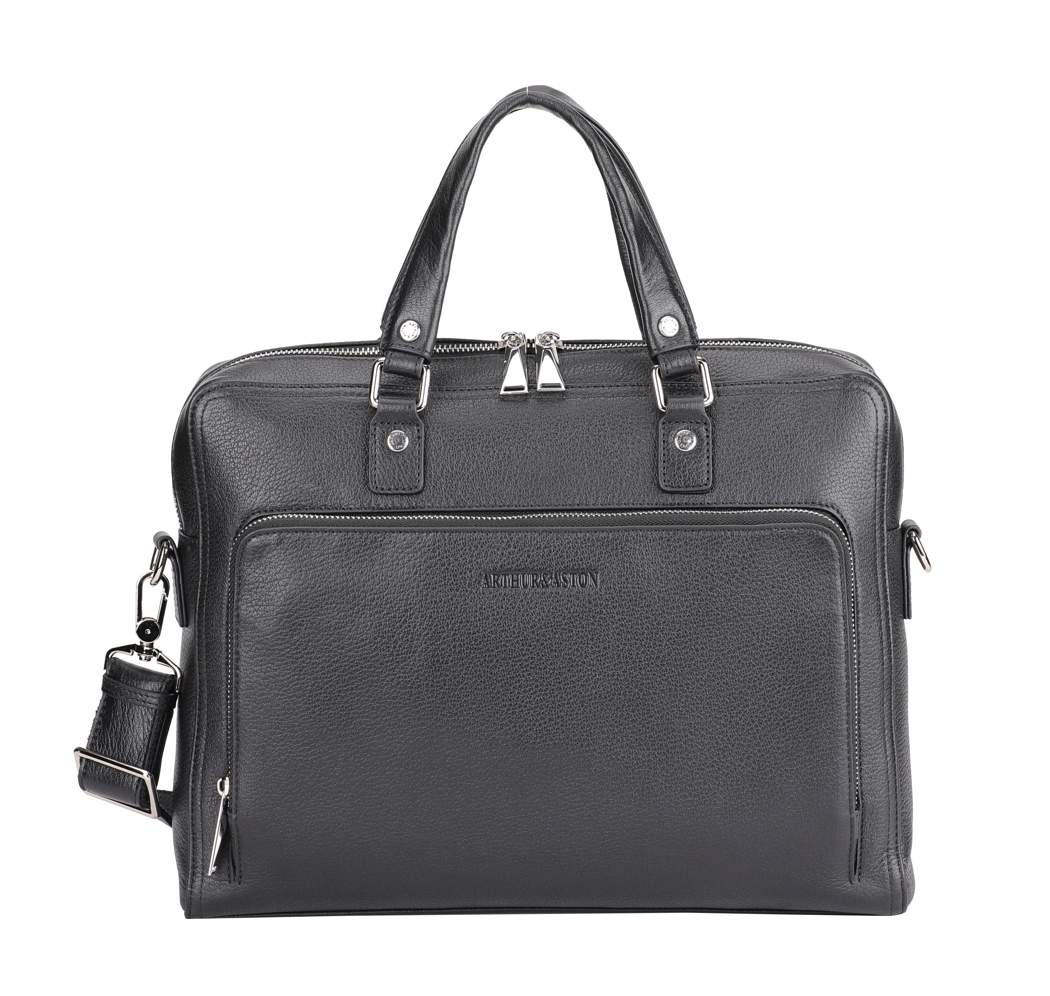 Alfie leather briefcase
