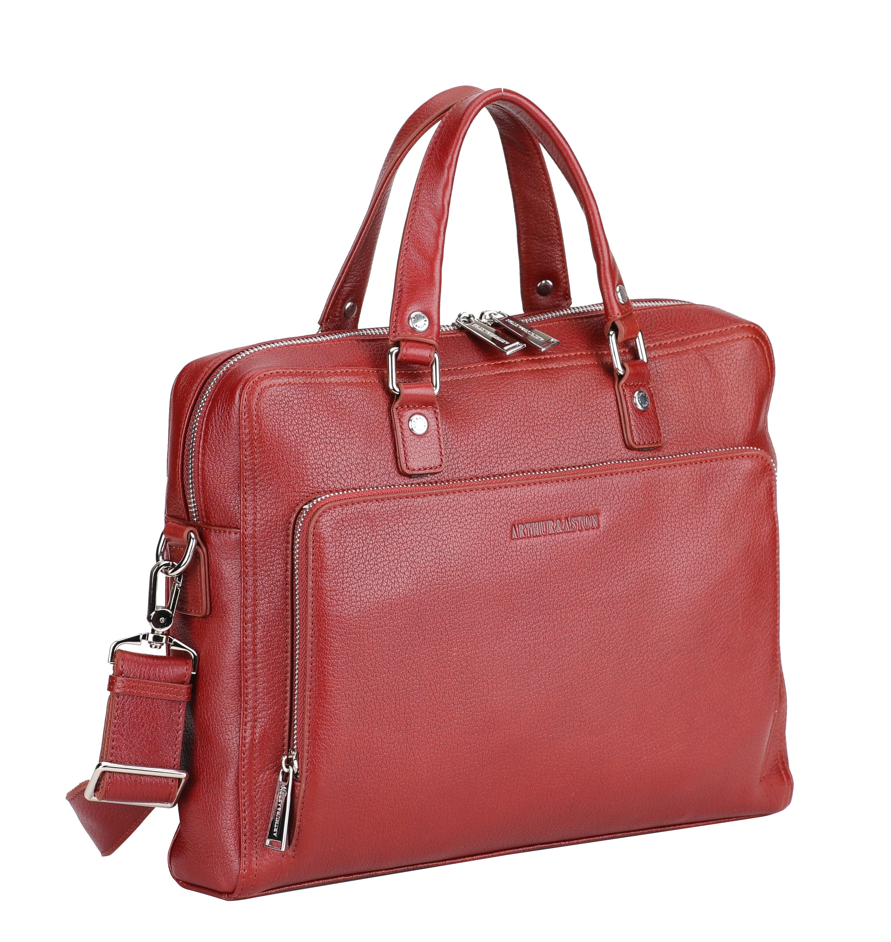 Alfie leather briefcase