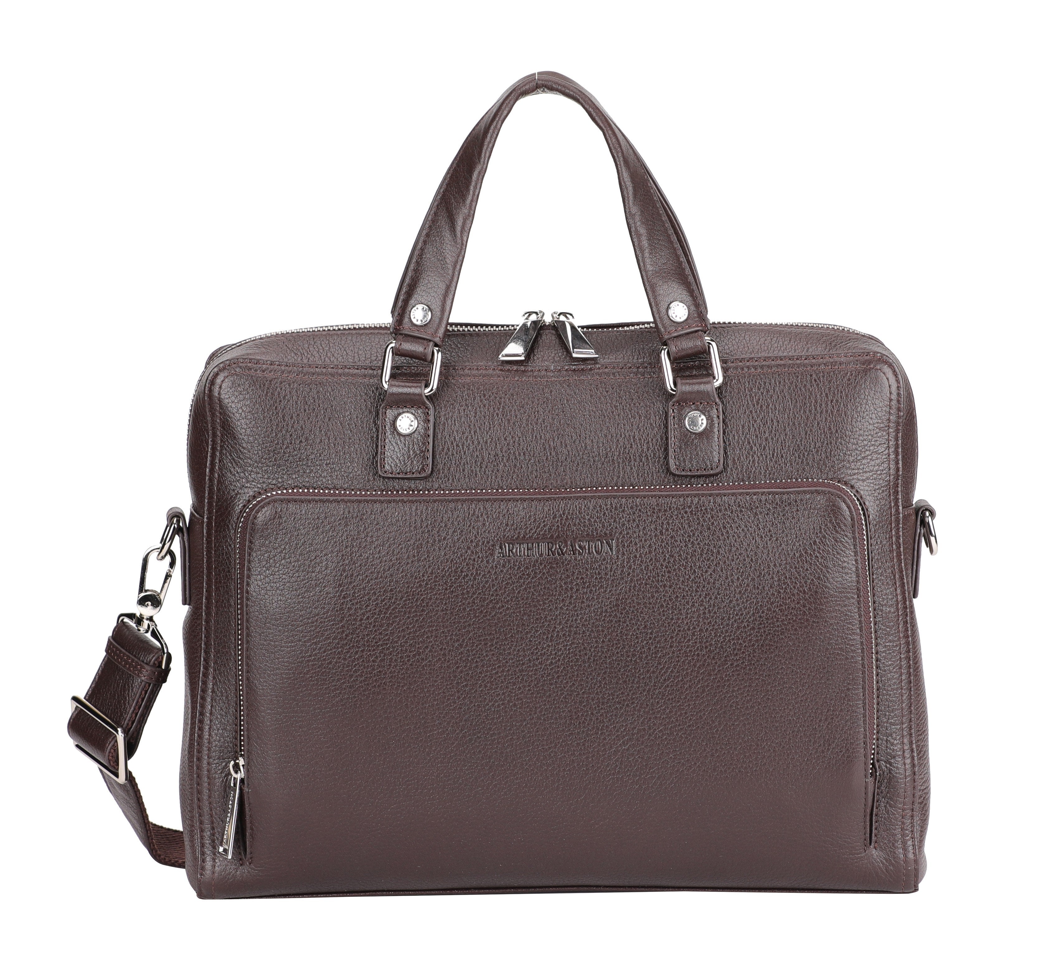 Alfie leather briefcase