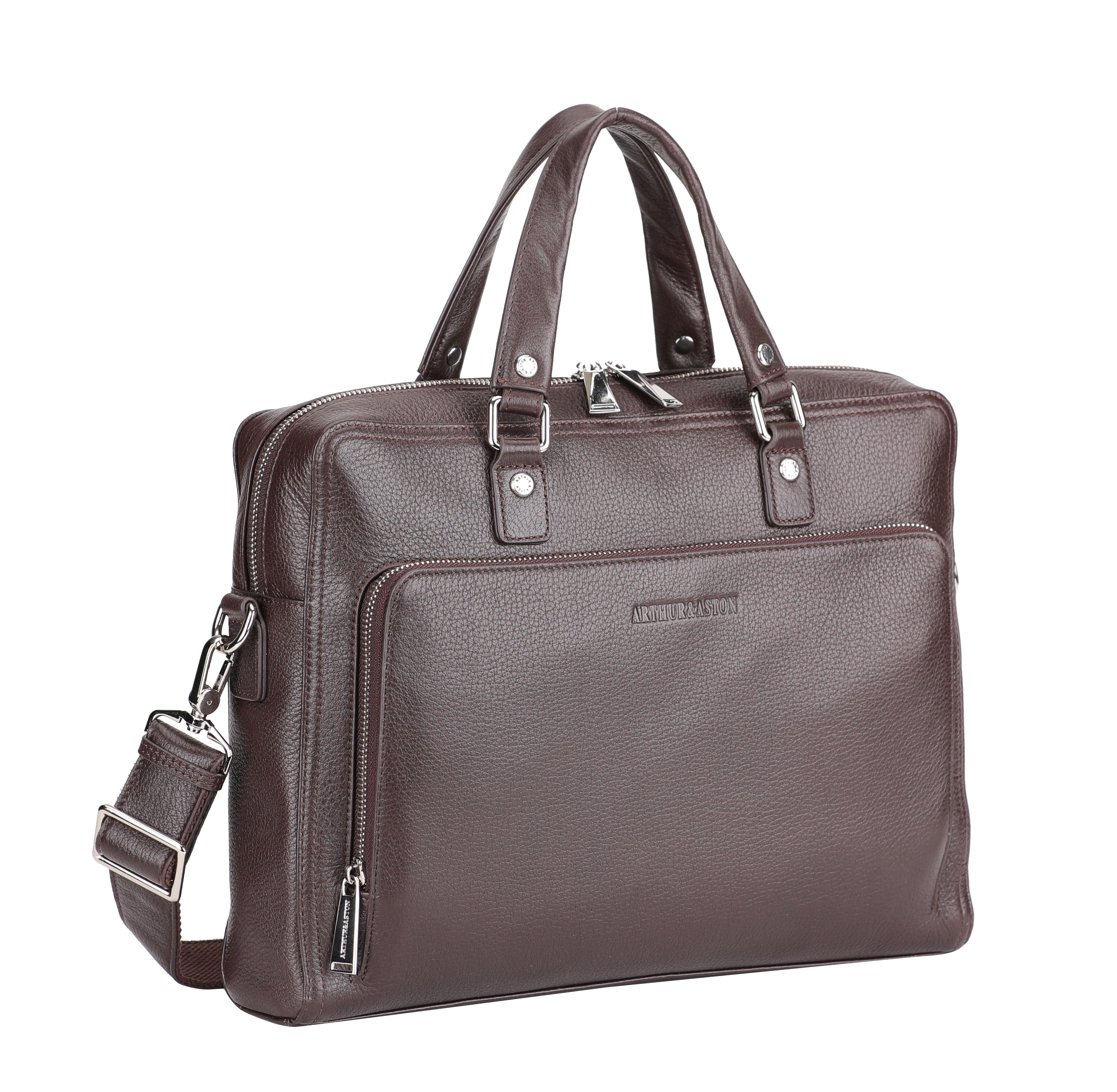 Alfie leather briefcase