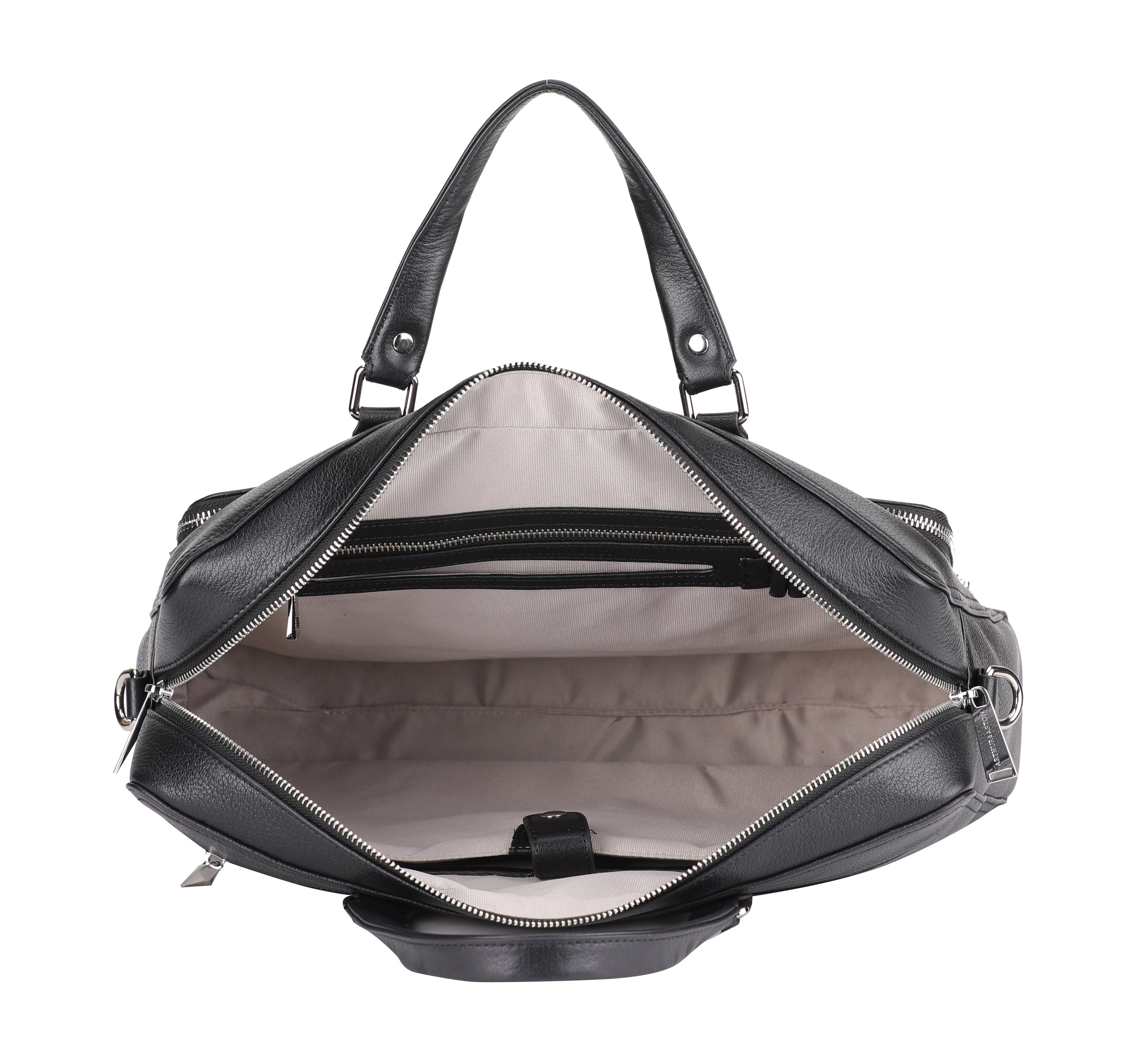 Alfie leather briefcase