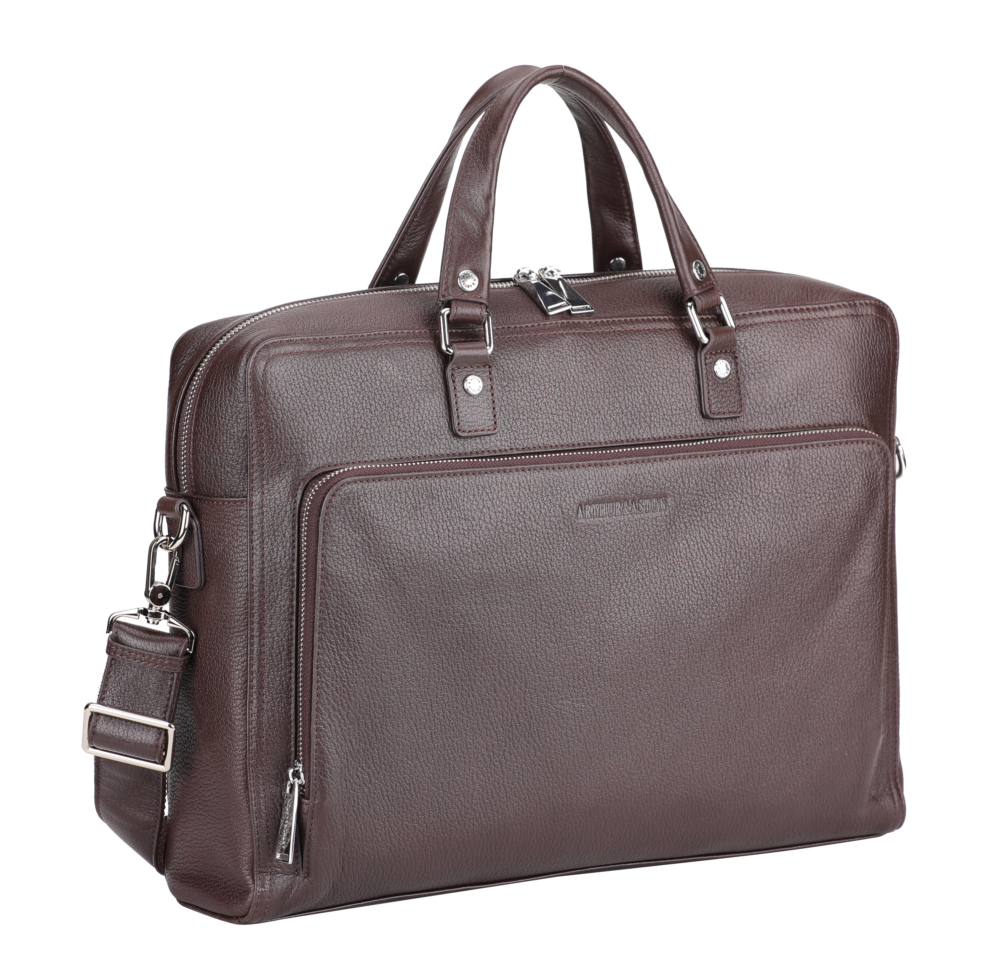 Alfie leather briefcase