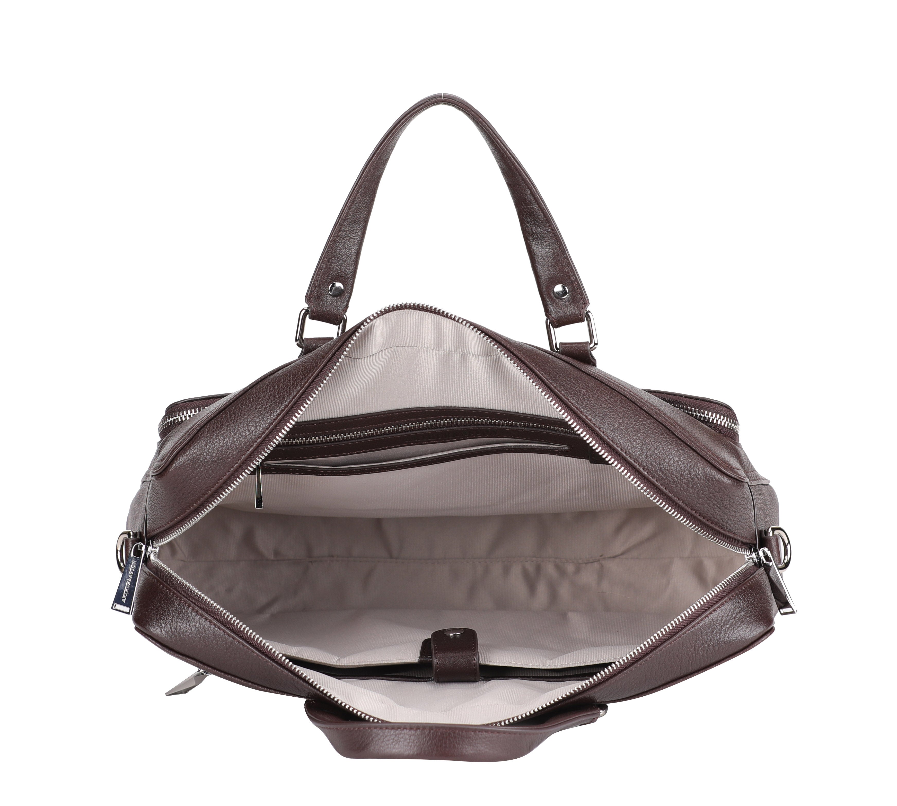 Alfie leather briefcase