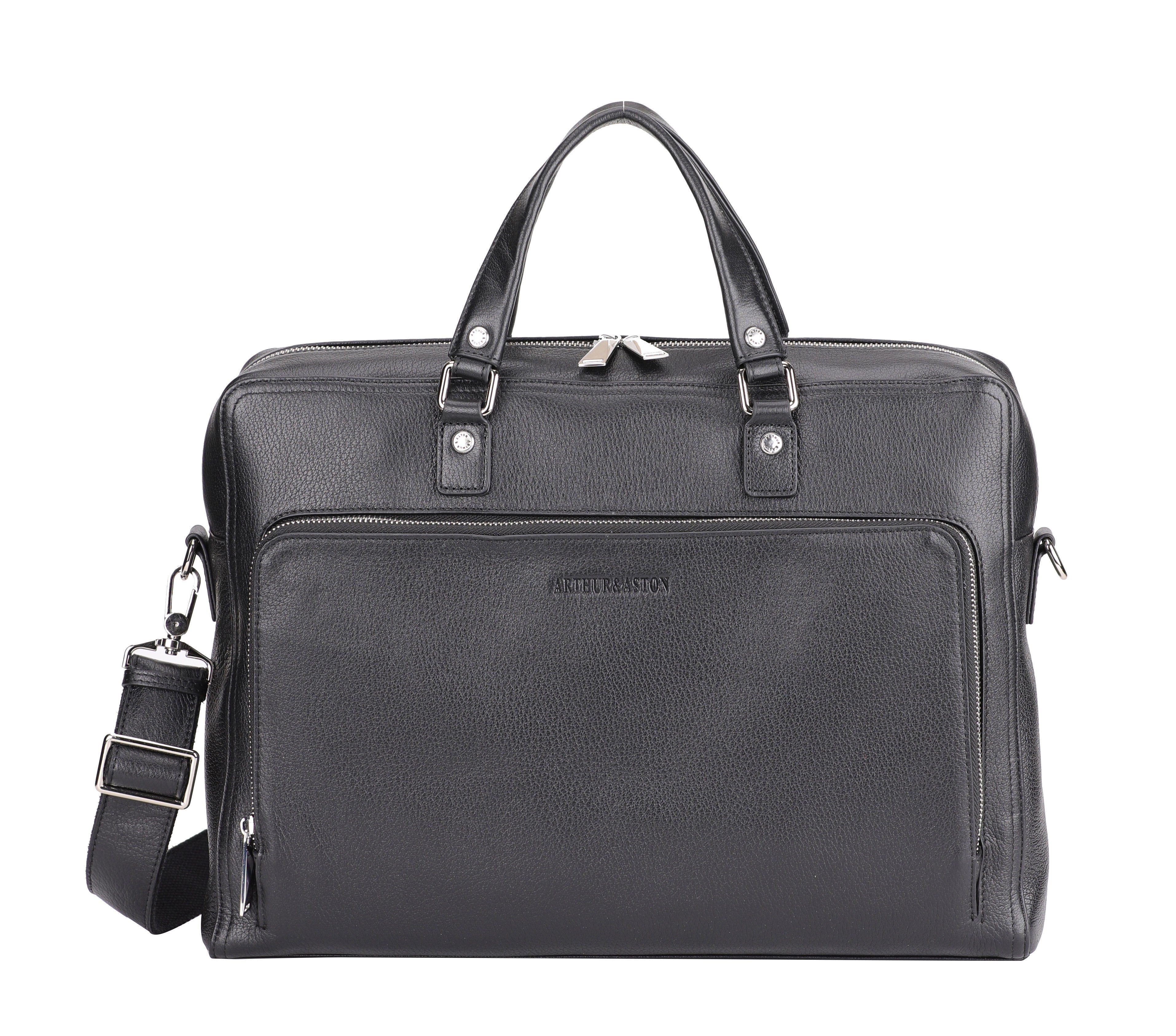 Alfie leather briefcase