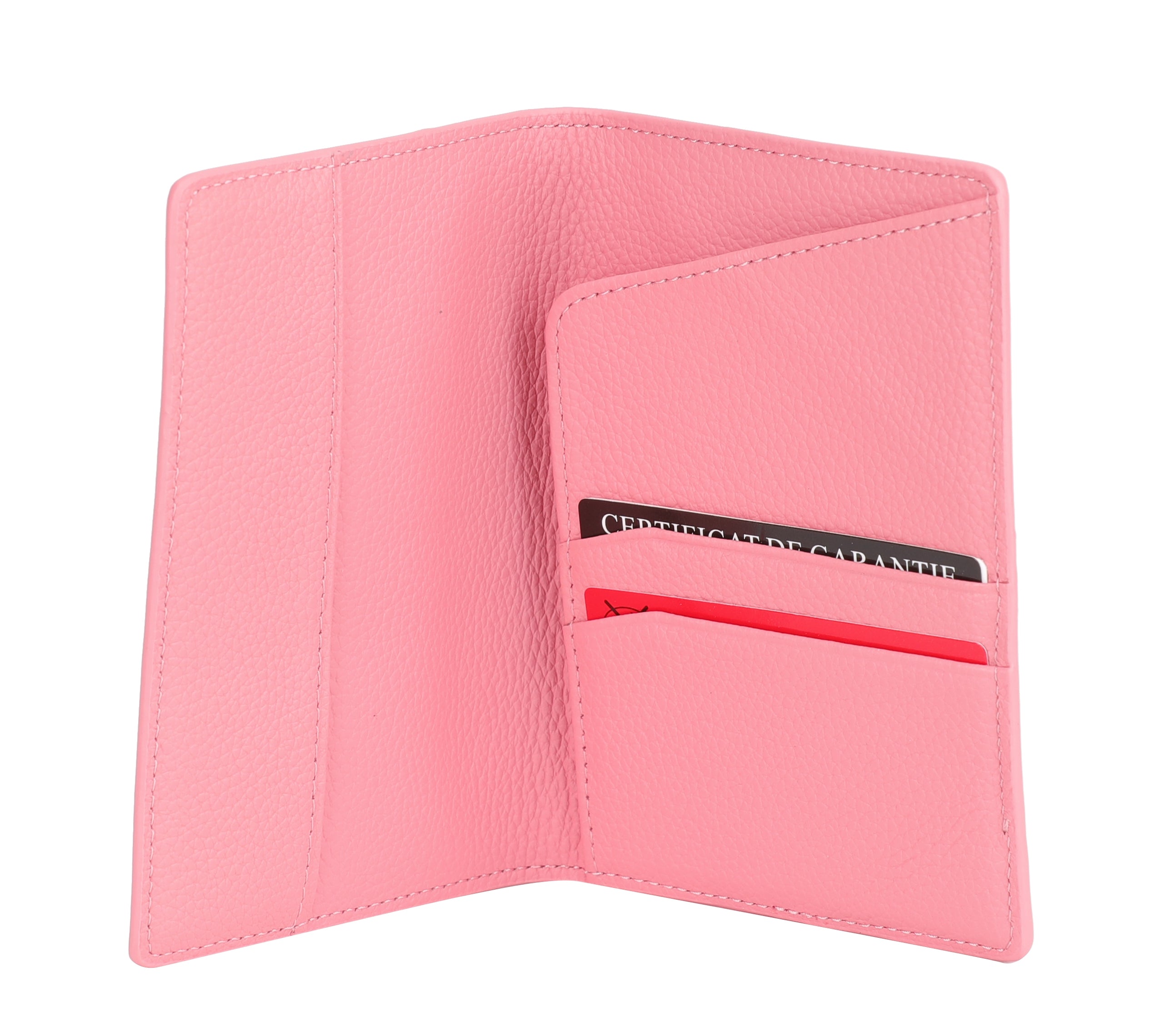 Joy leather passport holder