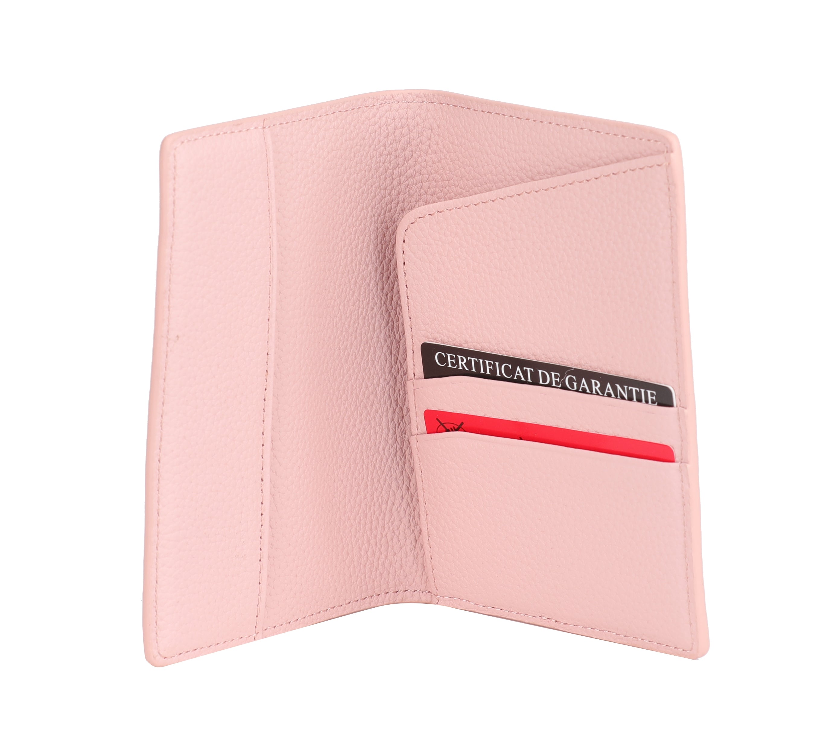Joy leather passport holder