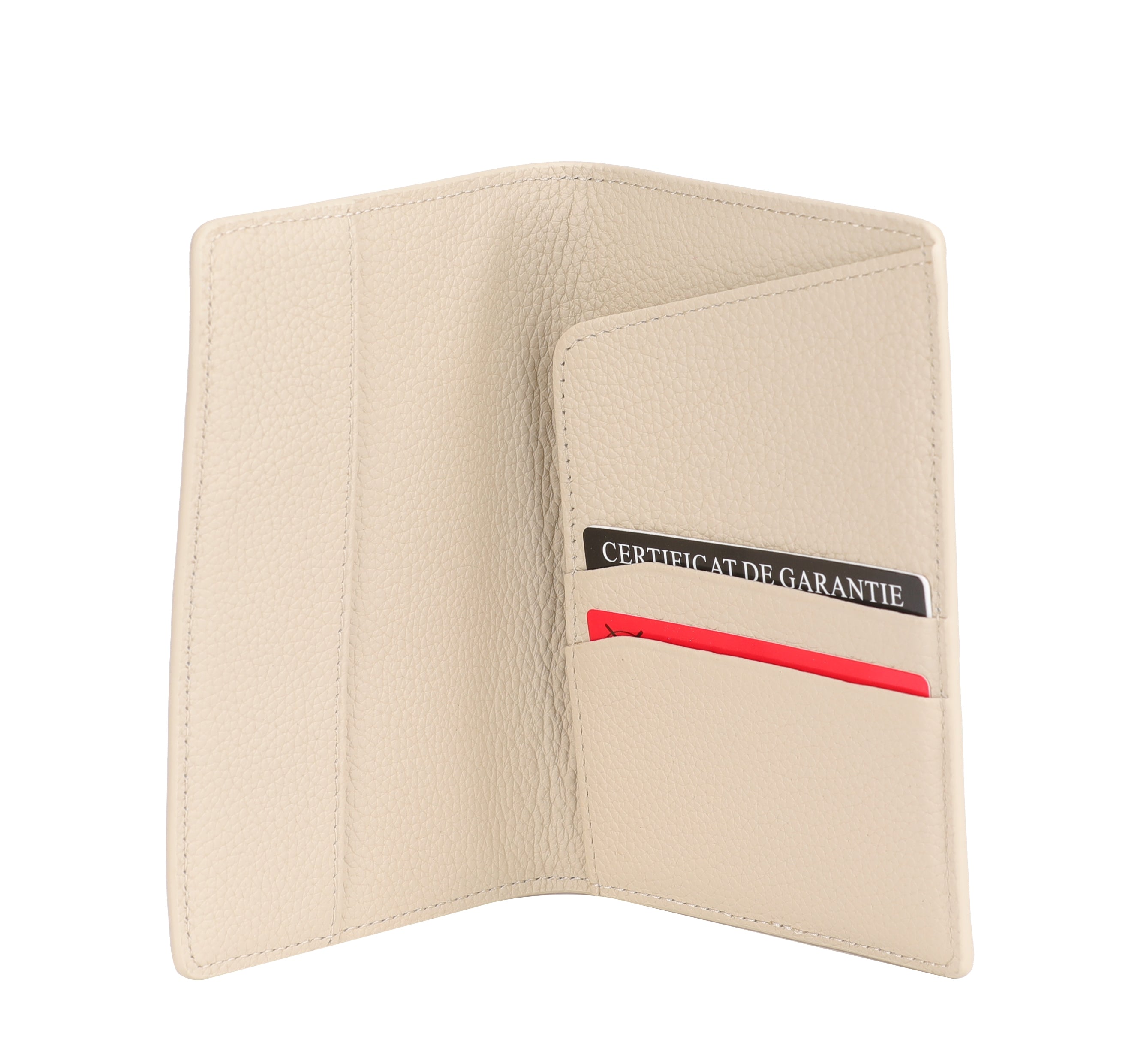 Joy leather passport holder