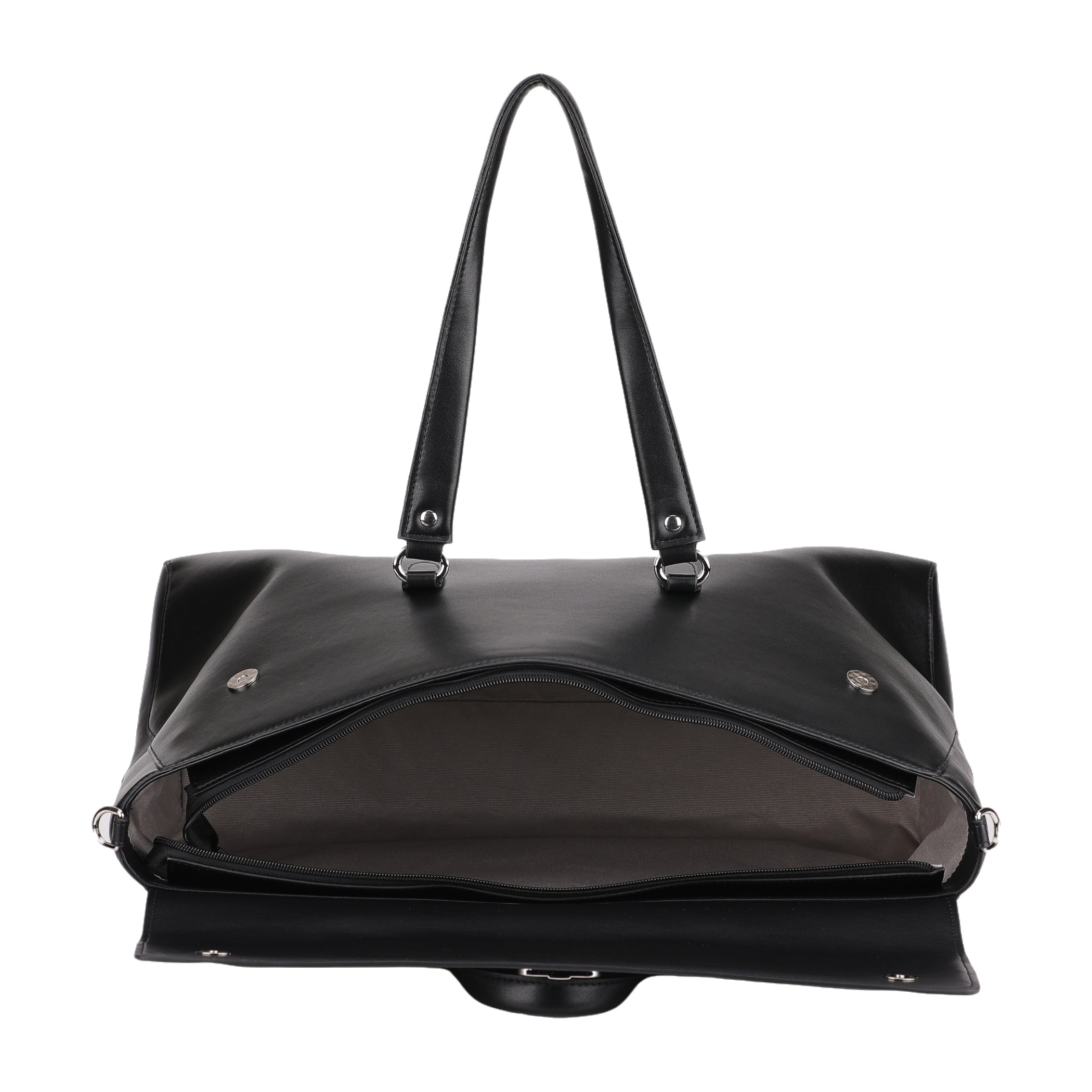 Jeanne split leather travel bag