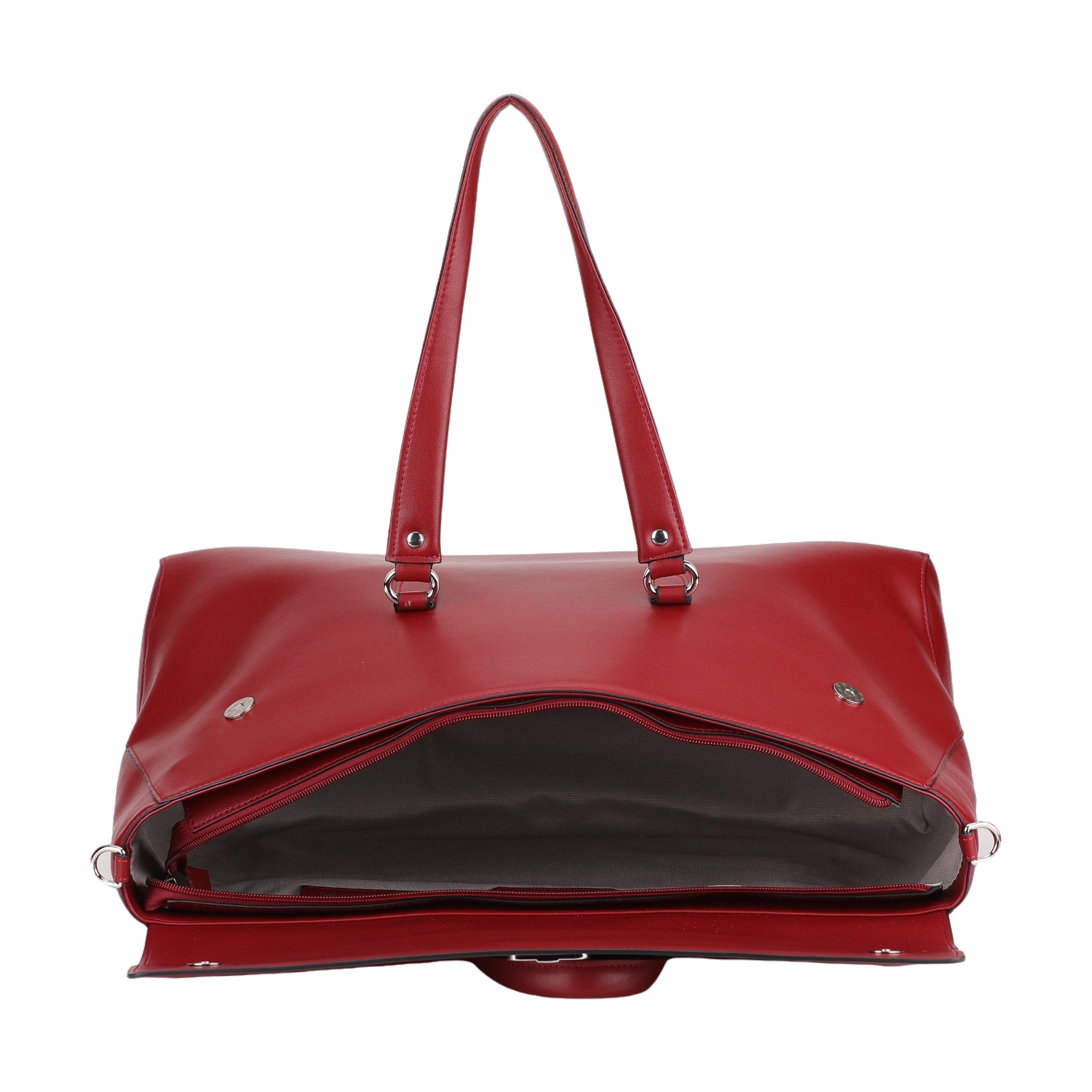 Jeanne split leather travel bag