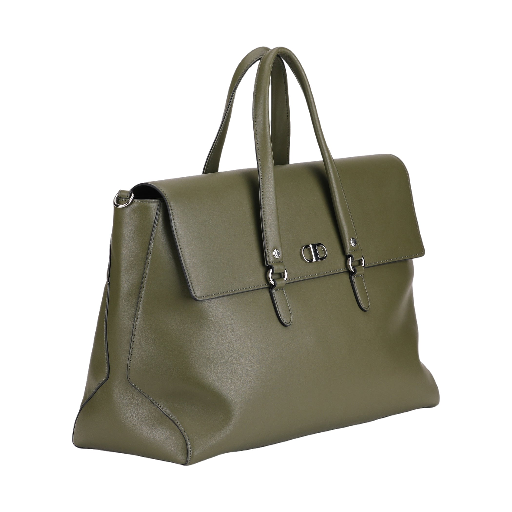 Jeanne split leather travel bag
