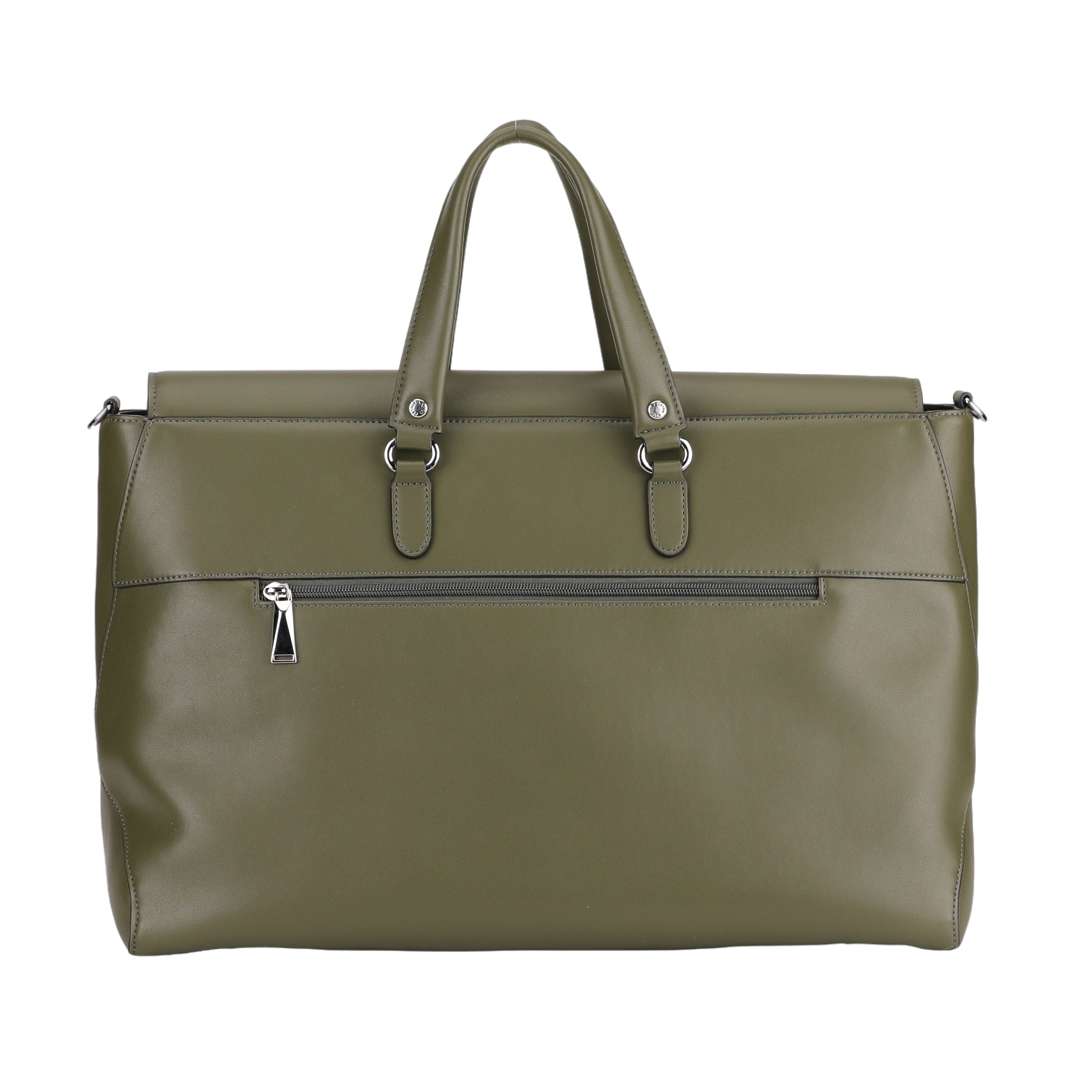 Jeanne split leather travel bag