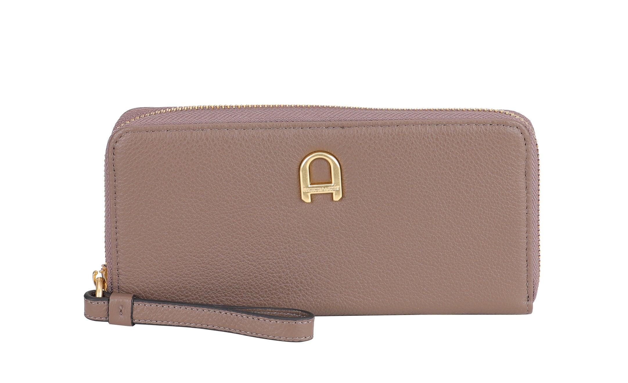 Camille leather zipped companion