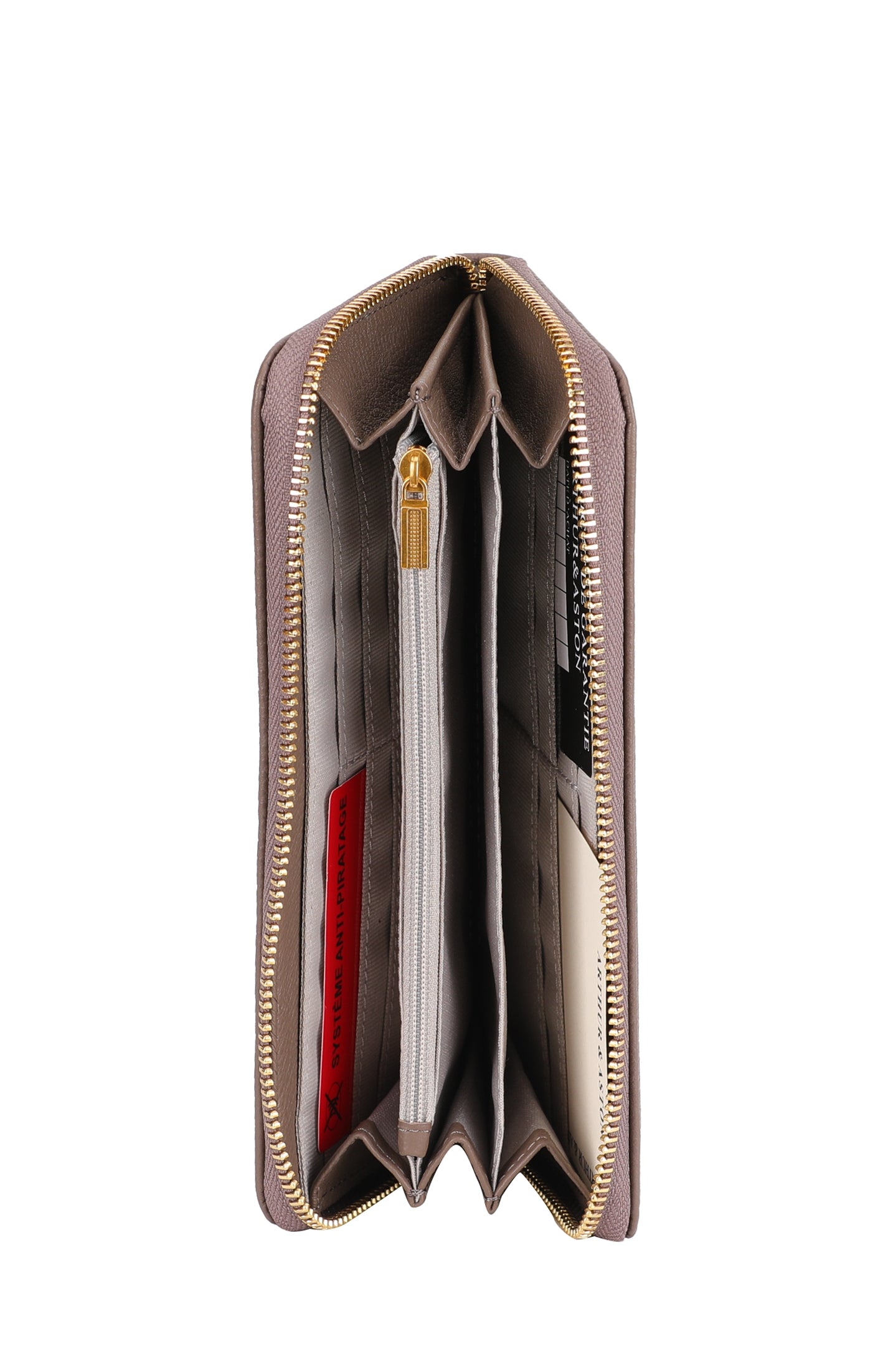 Camille leather zipped companion