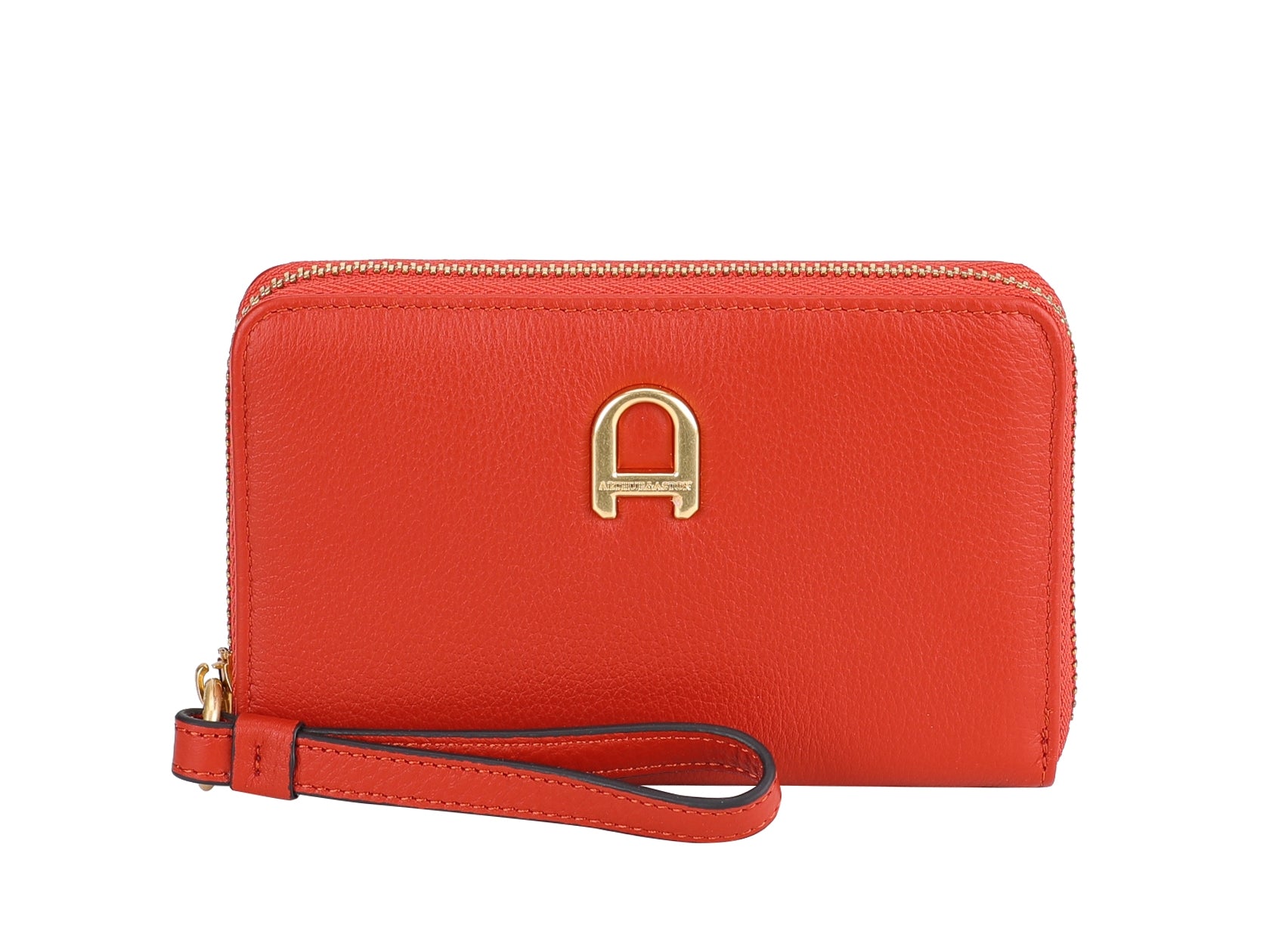 Camille leather zipped wallet